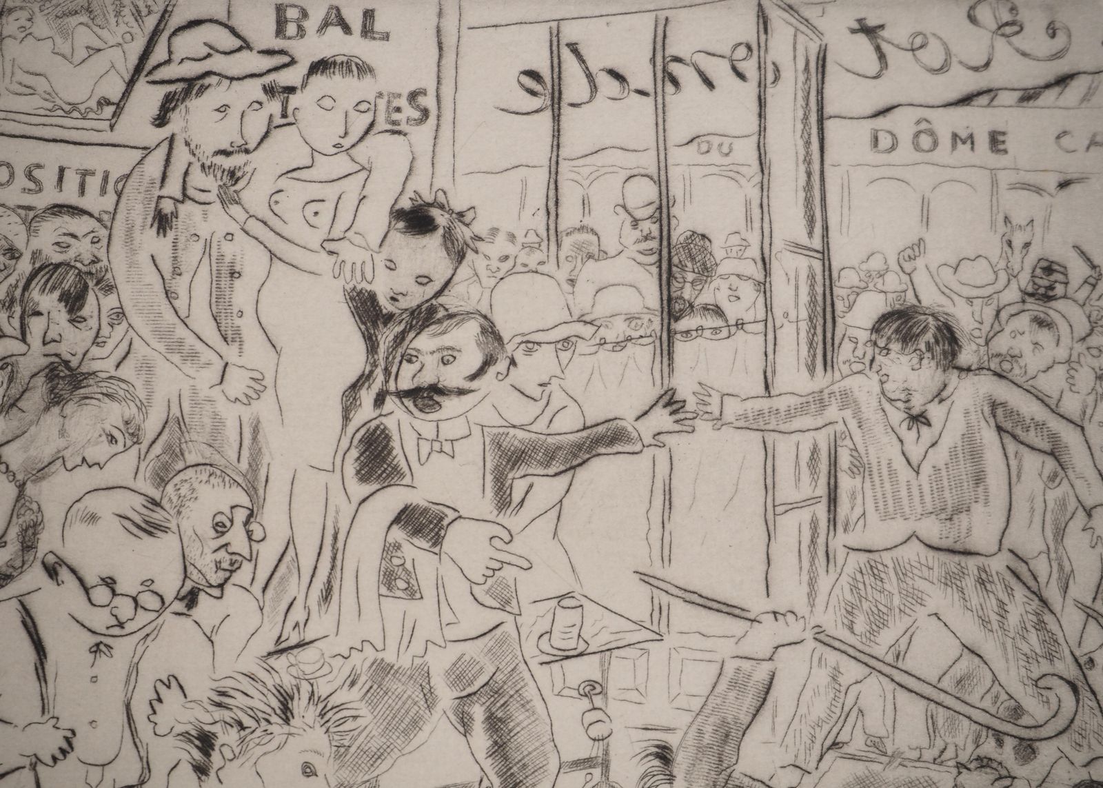 Kees Van Dongenparis : Parisian Club   Original Etching, 1927 (Juffermans #Je4)1927 photo vinterior