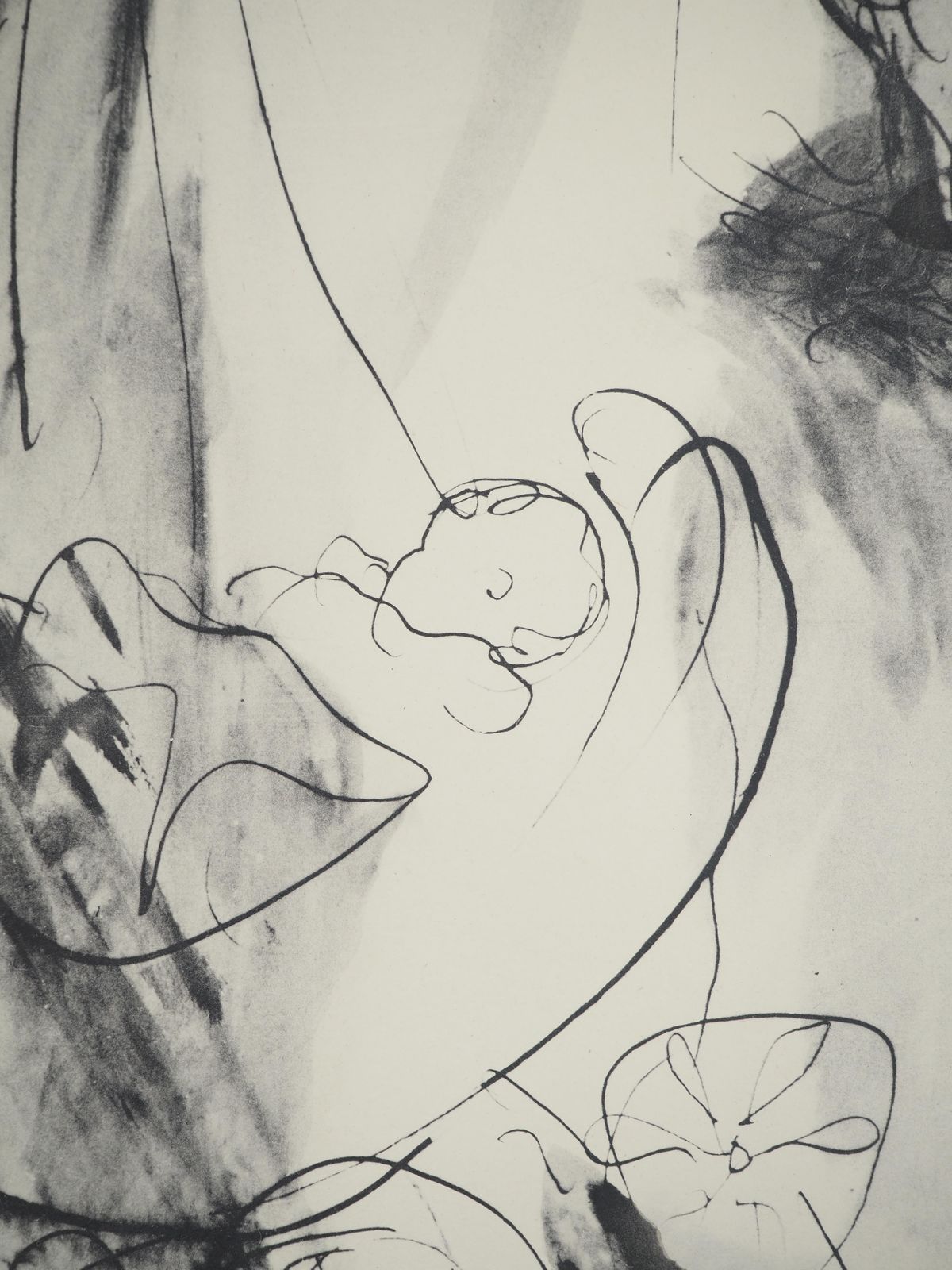 Young Fauve And A Woman   Lithograph And Stencil1967 photo 858.0