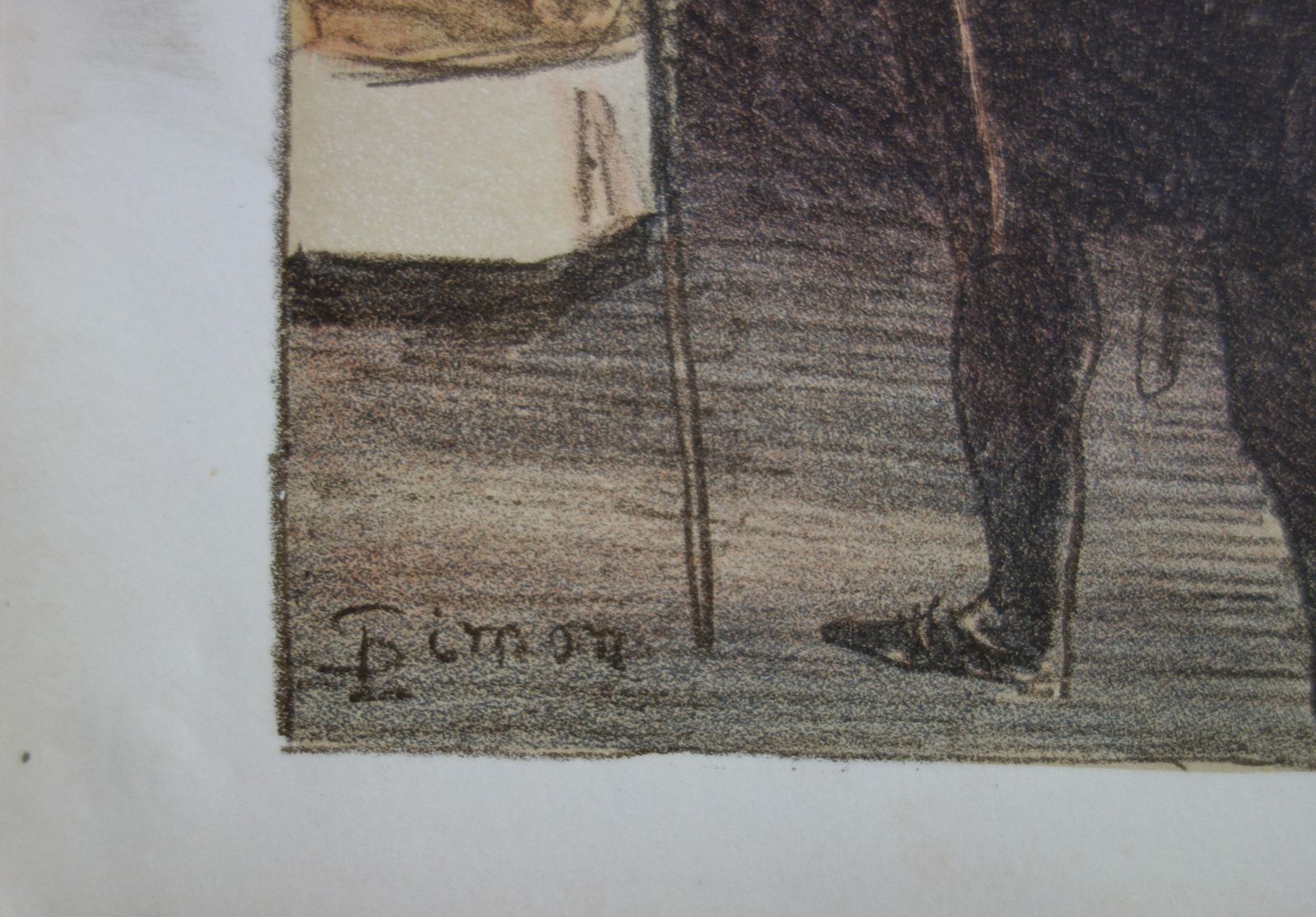 Lucien Simonat The Church : Prayers With Candle Stick   Original Lithograph, 18971897 photo for sale