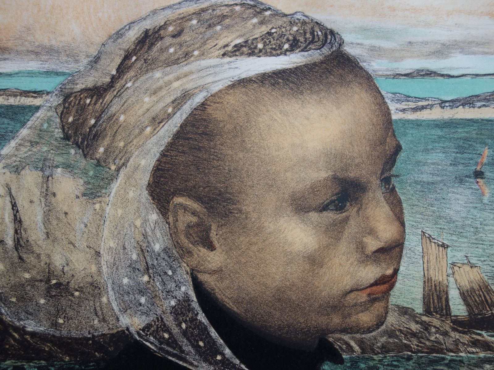 Emile Auguste Werybrittany   Original Lithograph (1897 1898)1897 photo Art