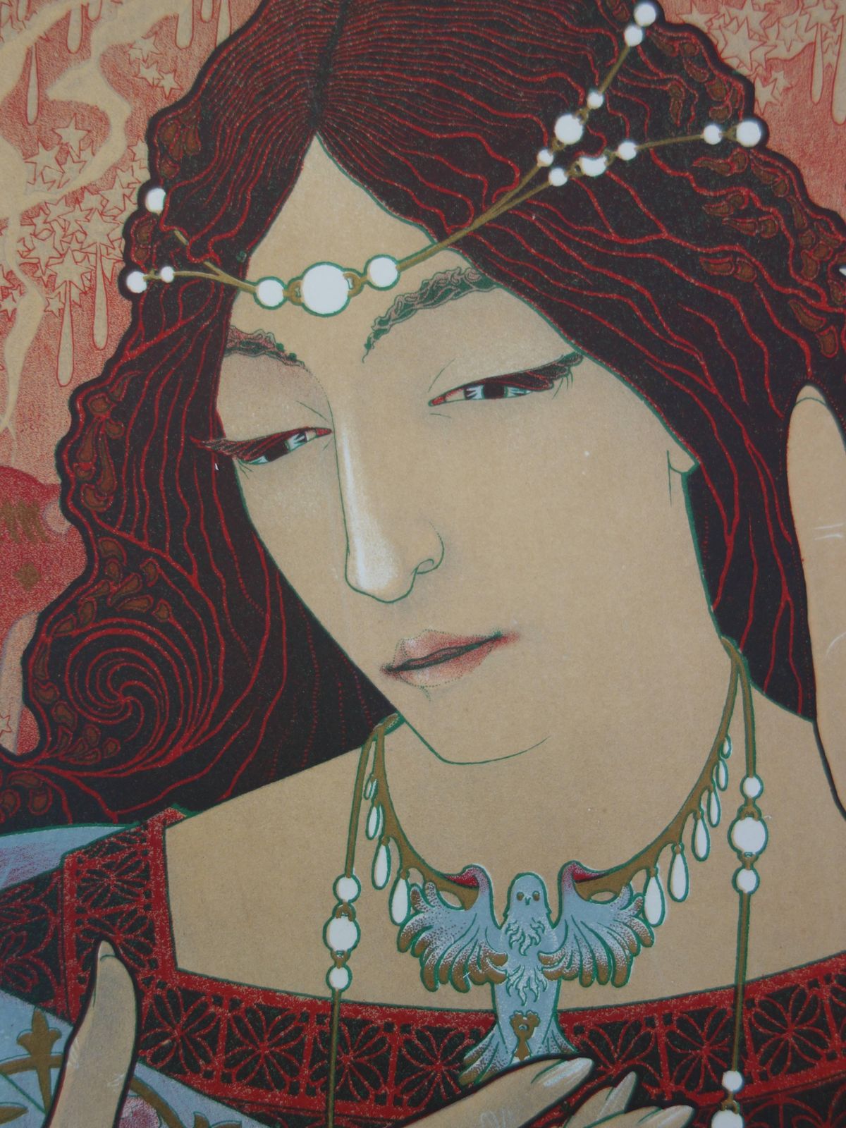 Marcel   Lenoirart Nouveau Woman Praying   Original Lithograph (1897/98)1897 photo 515.0
