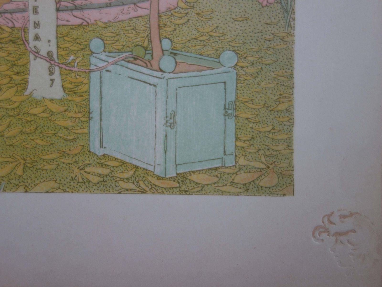Gaston De Latenayin The Park   Original Lithograph (1897/98)1897/98 photo vinterior