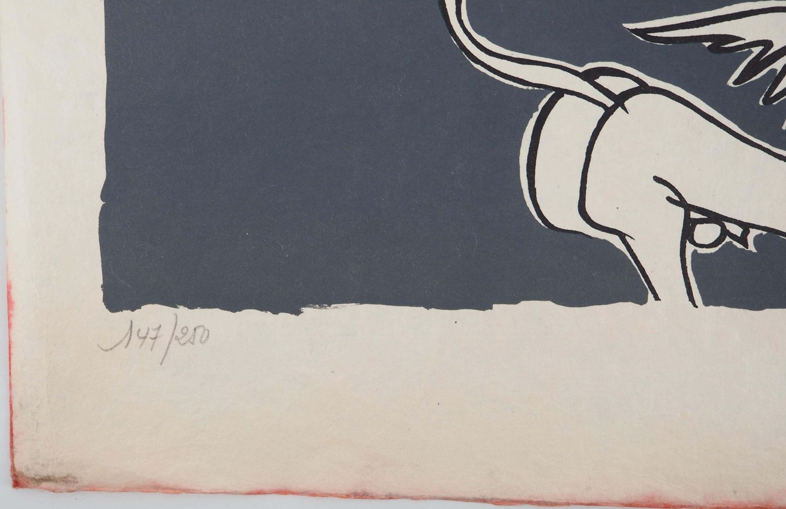 Salvador Dalí­Pantagruel : Masculine Virility   Original Handsigned Lithograph (Field #73 7i)1973 photo vinterior