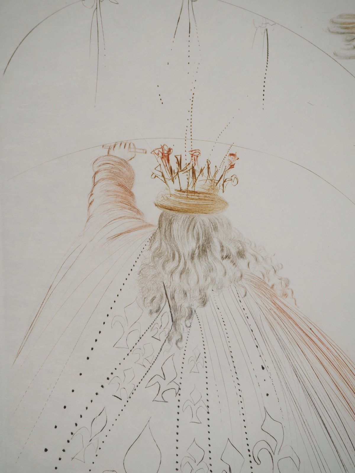 Salvador Dalí­The Cavaliers Of King Arthur   Original Etching Handsigned (Field #70 10 M)1970 photo Art