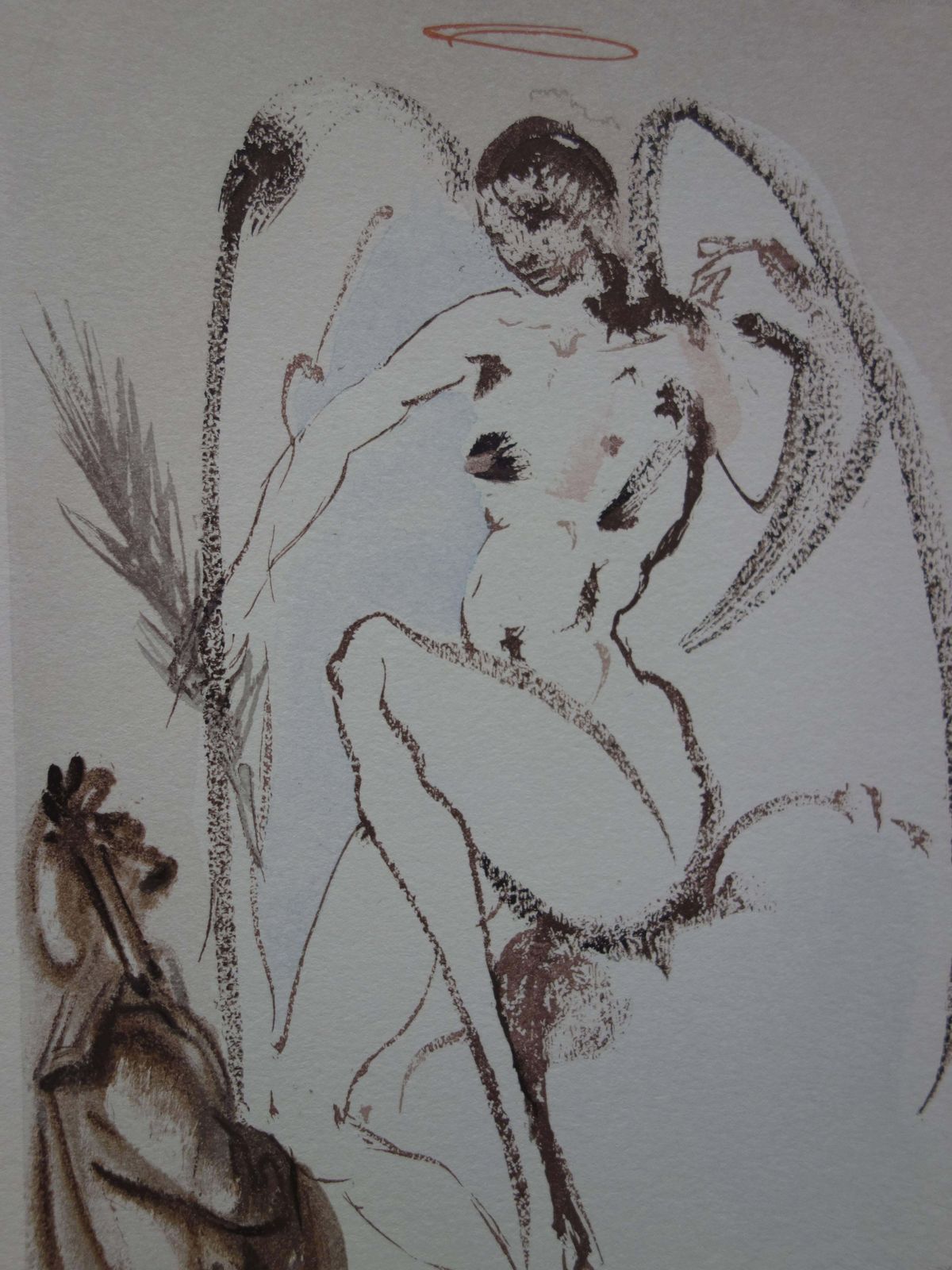 Salvador Dalí­Heaven 28   The Archangel Gabriel   Woodcut   1963 (Field P. 189)1963 photo Art