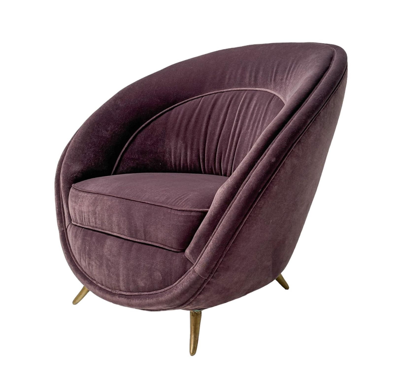 Mid Century Modern Lounge Chair By Guglielmo Veronesi For Isa Bergamo, 1950s photo Furniture