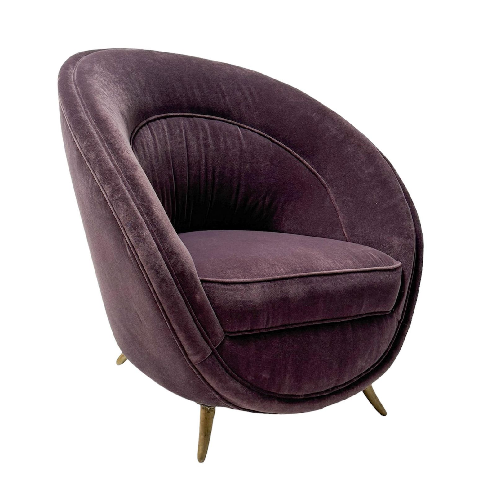 Mid Century Modern Lounge Chair By Guglielmo Veronesi For Isa Bergamo, 1950s photo buy