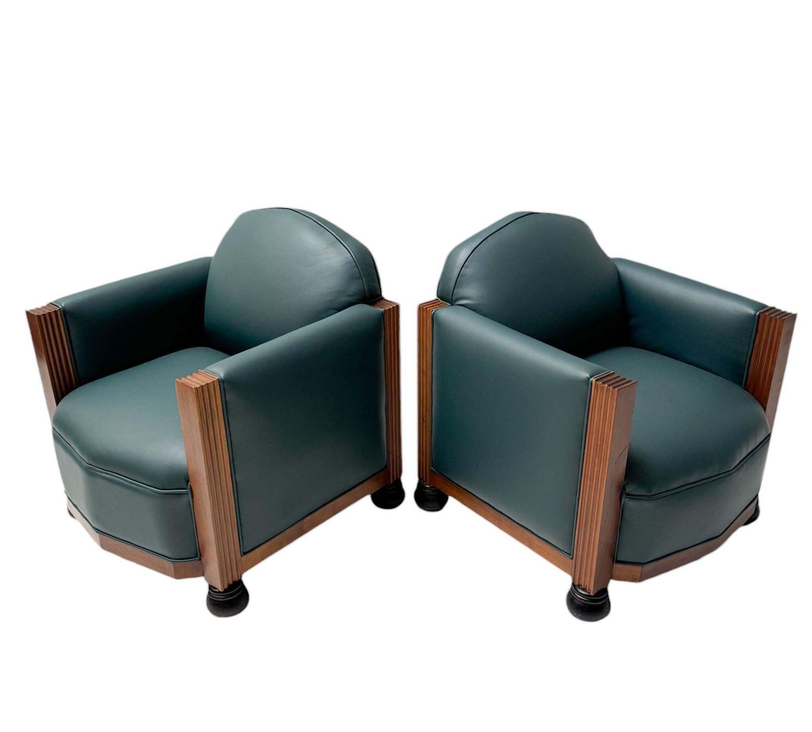 Two Art Deco Amsterdamse School Lounge Chairs By Fa. Drilling Amsterdam, 1920s photo Furniture
