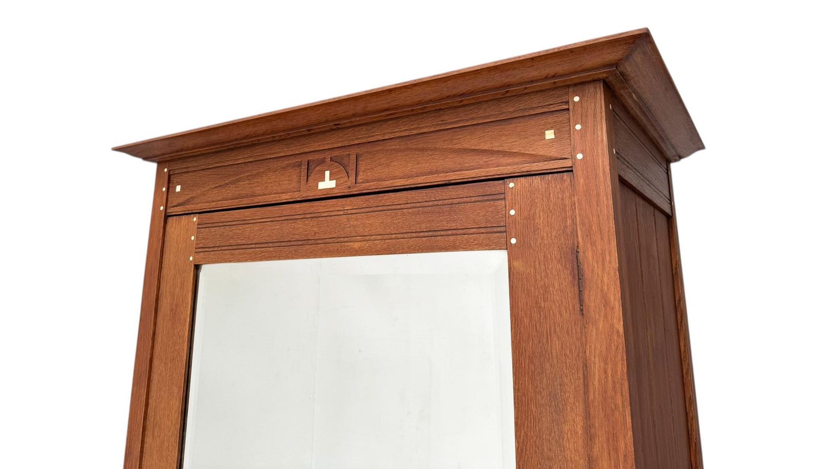 photo vinterior Arts & Crafts One Door Armoire Or Wardrobe Onder Den Sint Maarten Style, 1900s
