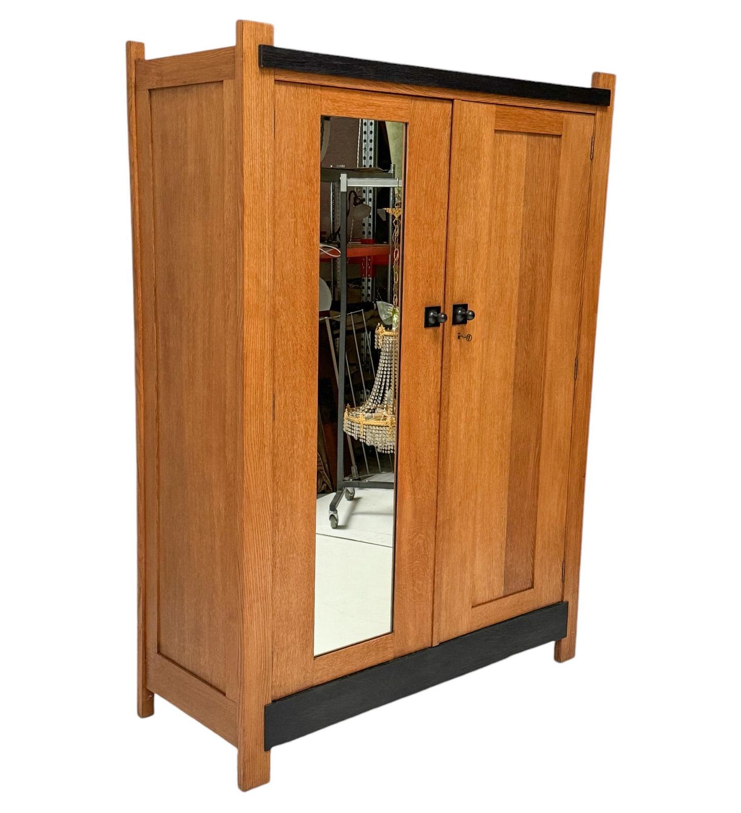 Art Deco Modernist Armoire Or Wardrobe By Hendrik Wouda For Pander, 1924 photo 2830.0