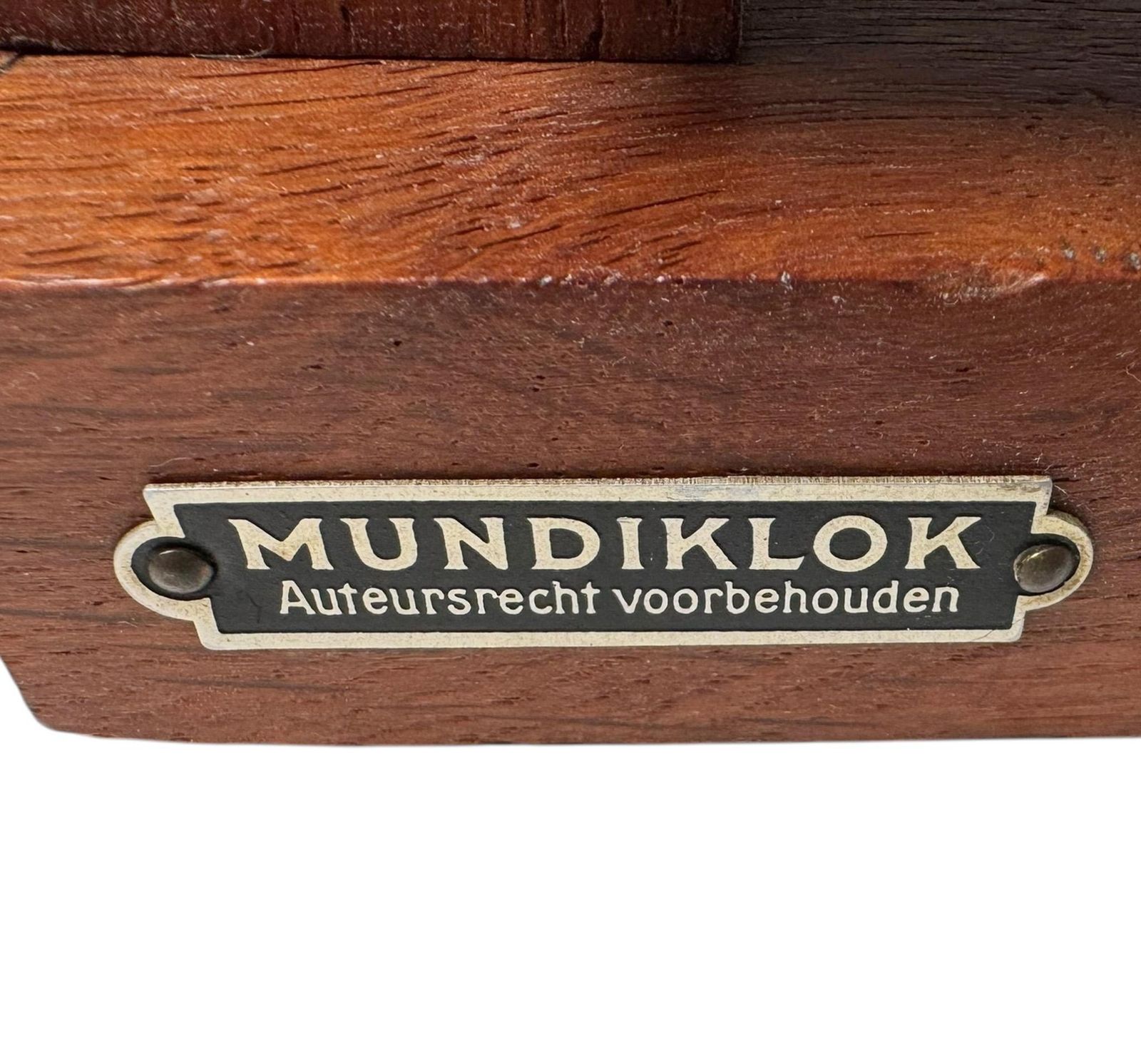 photo furniture Art Deco Amsterdamse School Mantel Clock By Mundiklok, 1920s