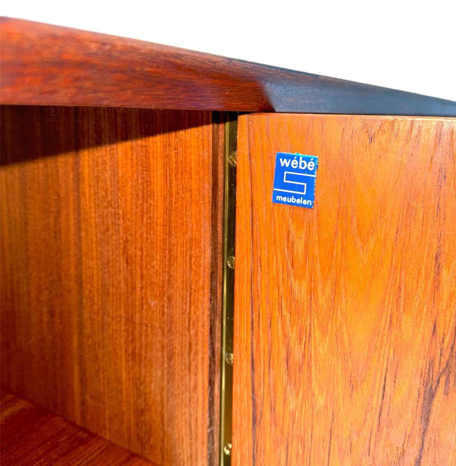 Furniture Mid Century Modern Credenza Or Sideboard By Louis Van Teeffelen For Wébé, 1960s photo