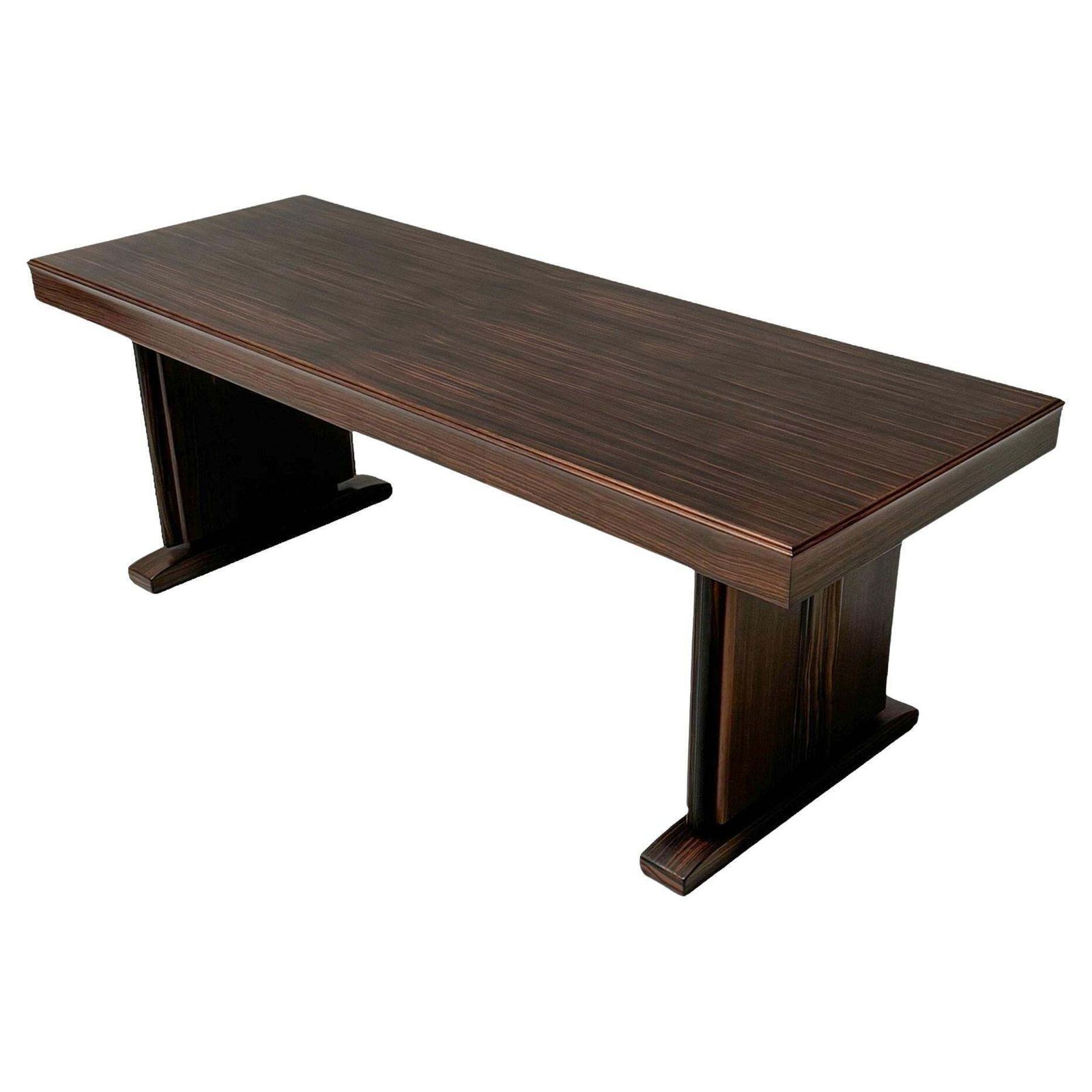 Art Deco Macassar Ebony Coffee Table By Gebroeders Reens Amsterdam, 1930s