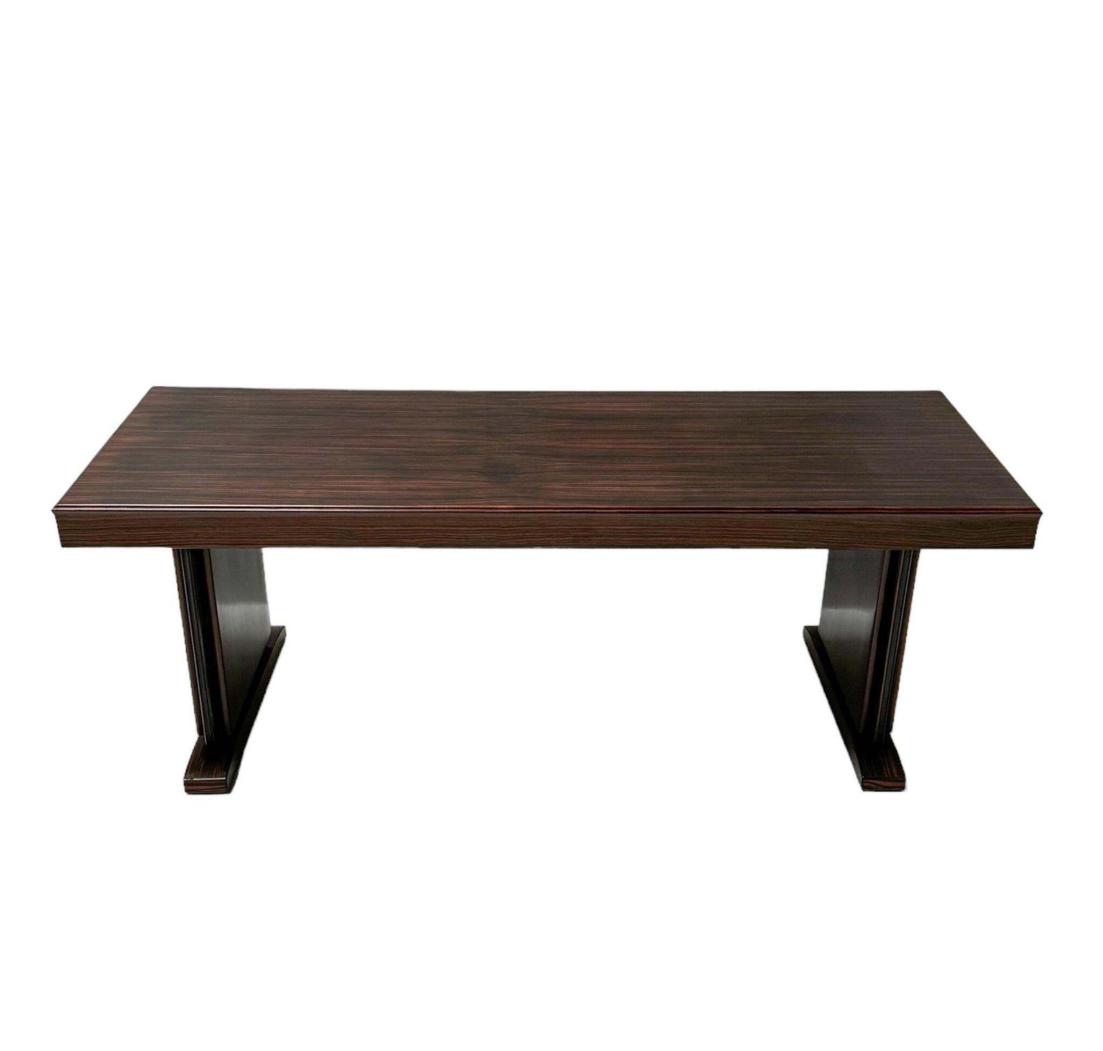 Art Deco Macassar Ebony Coffee Table By Gebroeders Reens Amsterdam, 1930s photo furniture
