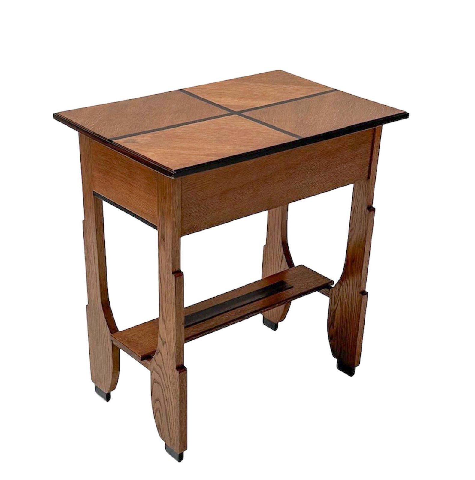 Art Deco Amsterdamse School Sewing Table By Dijst's Meubelfabriek Amsterdam photo 1218.0