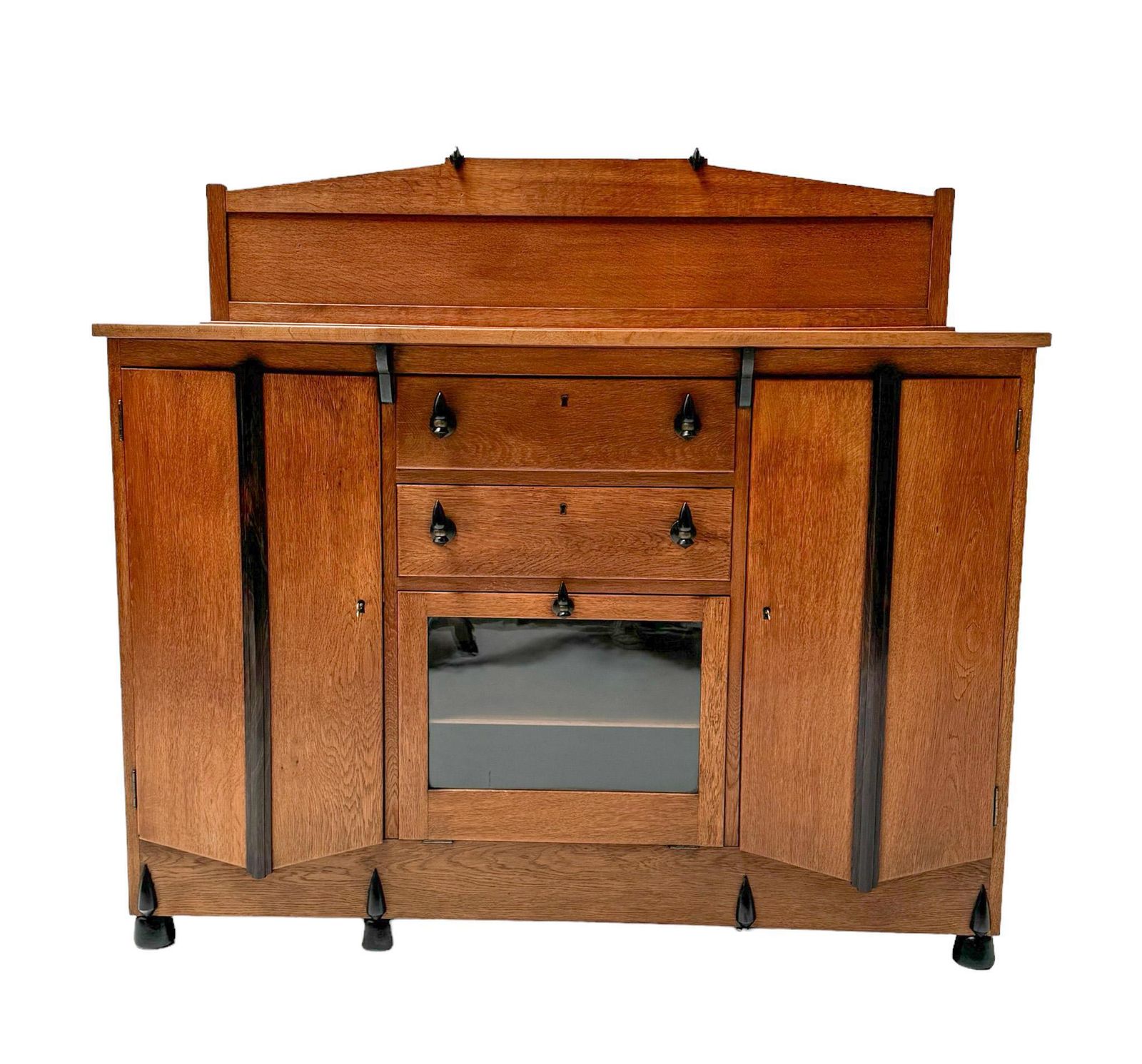 Art Deco Amsterdamse School Credenza Or Sideboard By J.J. Zijfers Amsterdam photo furniture