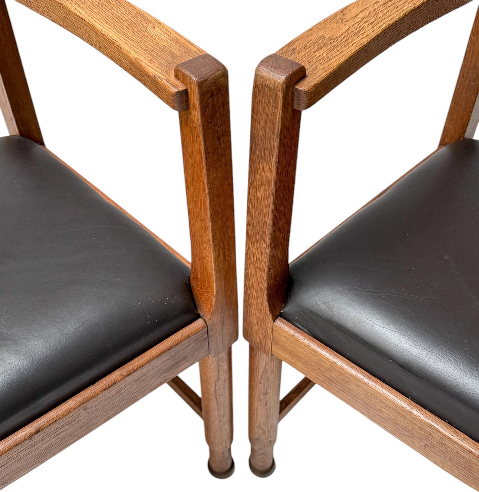 Two Art Deco Amsterdamse School Armchairs, By Frits Spanjaard, 1920s photo Furniture