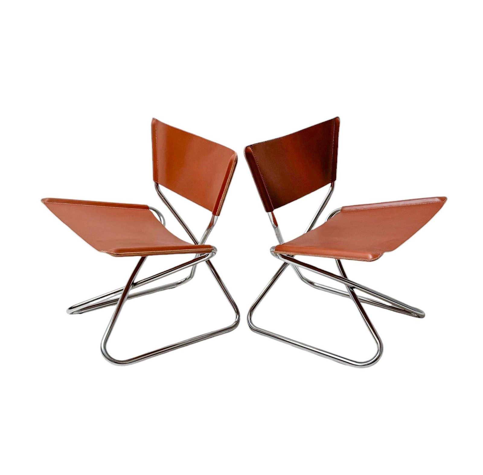 Erik Magnussen Pair Of Z Down Lounge Chairs For Torben ørskov Denmark, 1960s photo vinterior