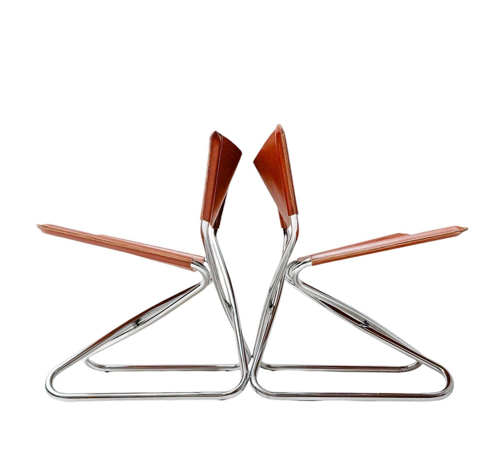 photo for sale Erik Magnussen Pair Of Z Down Lounge Chairs For Torben ørskov Denmark, 1960s