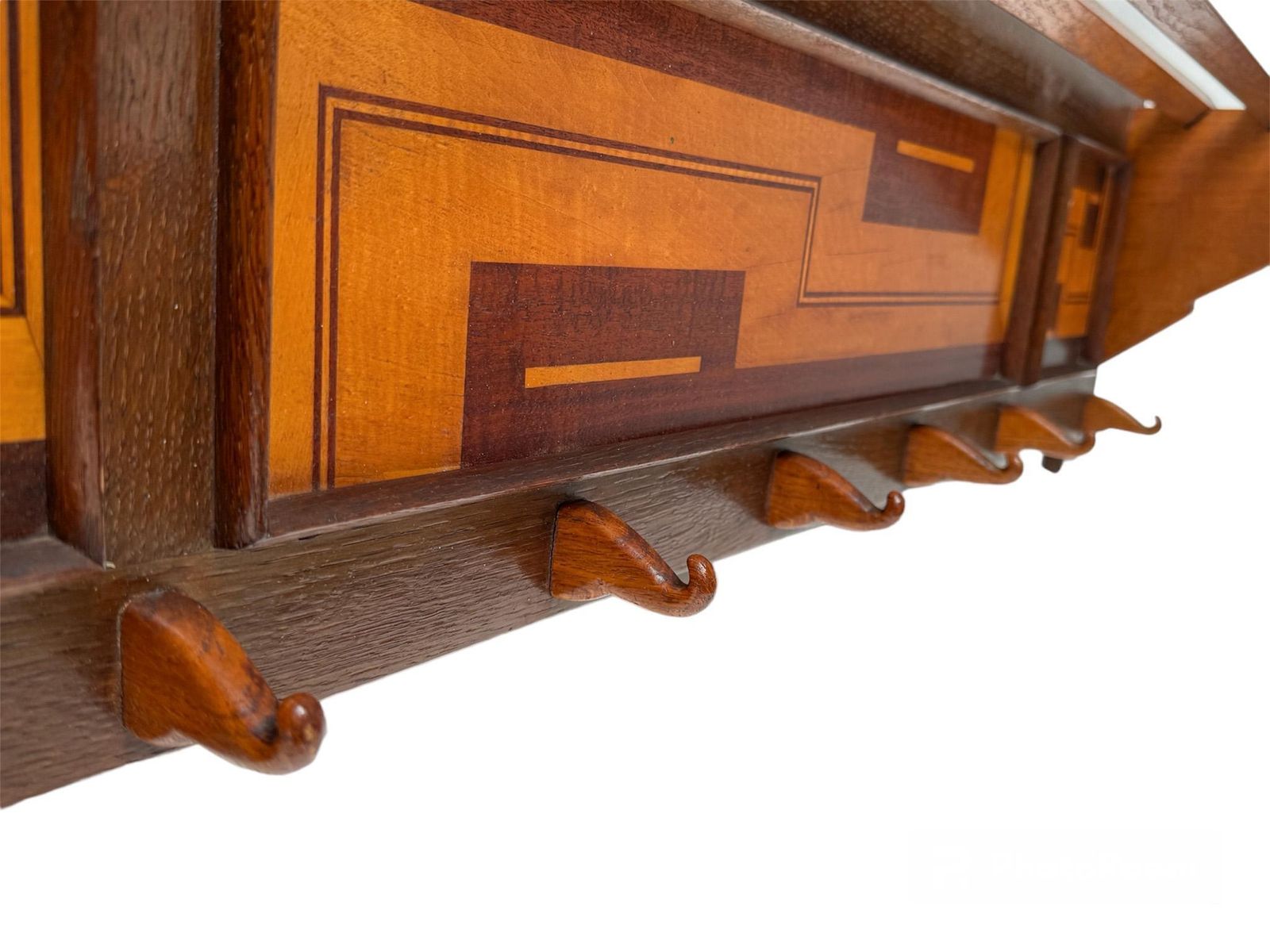 Art Deco Amsterdamse School Coat Rack By L.O.V. Oosterbeek, 1920s photo 986.0