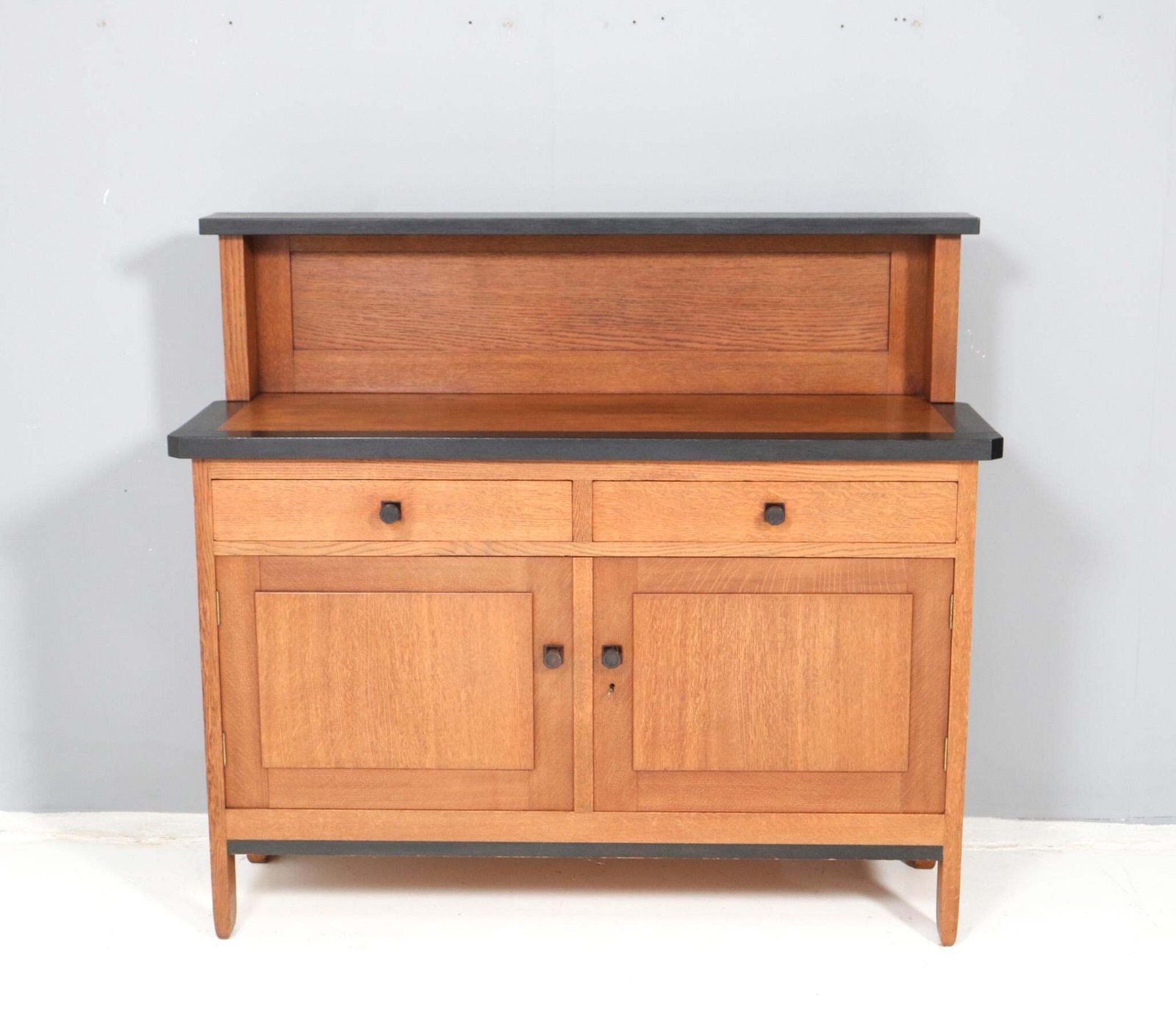 Art Deco Modernist Credenza Or Sideboard By H. Fels For L.O.V. Oosterbeek photo furniture