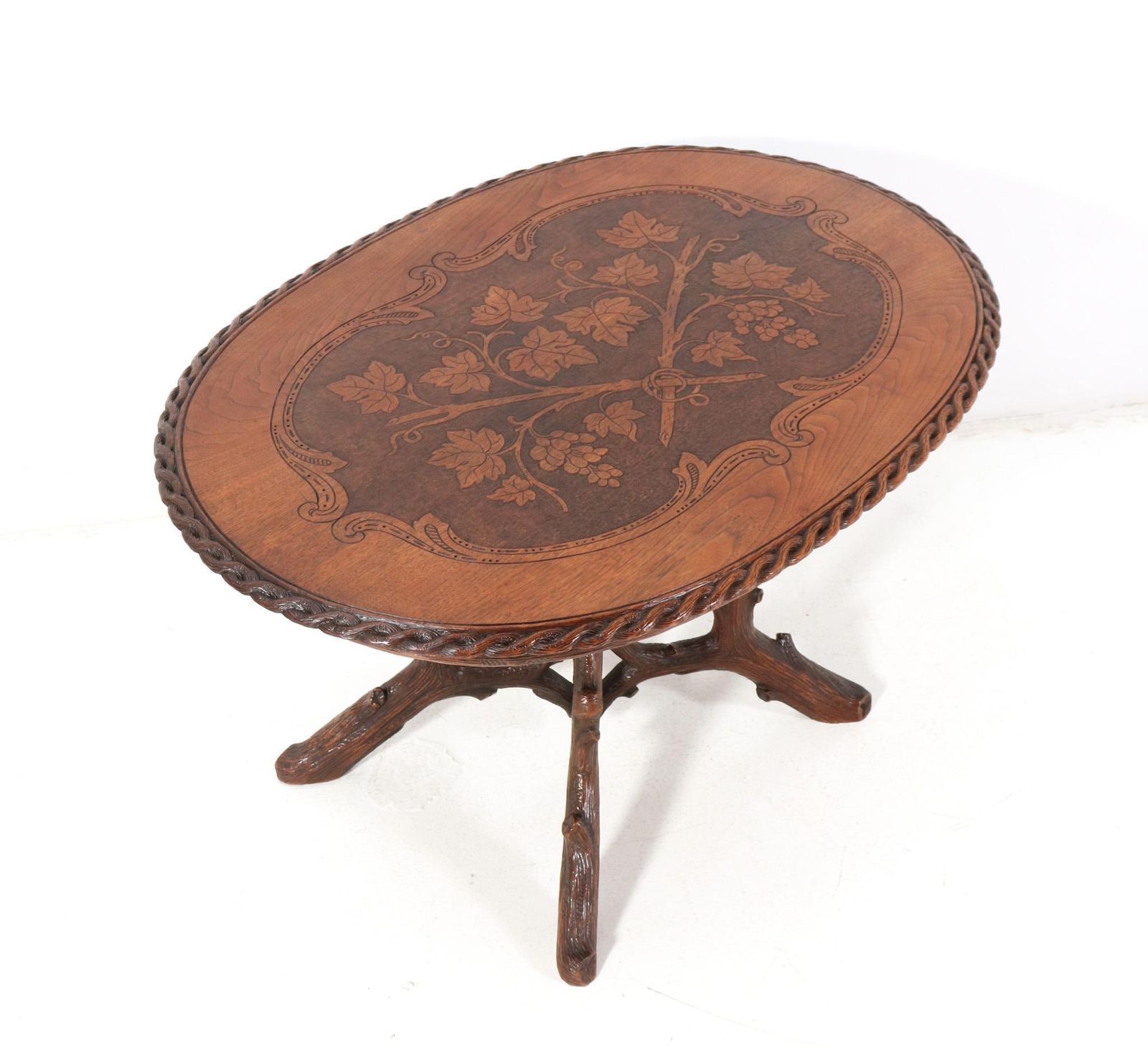 Black Forest Center Table By Matthijs Horrix For Horrix Den Haag, 1890s photo 2788.0