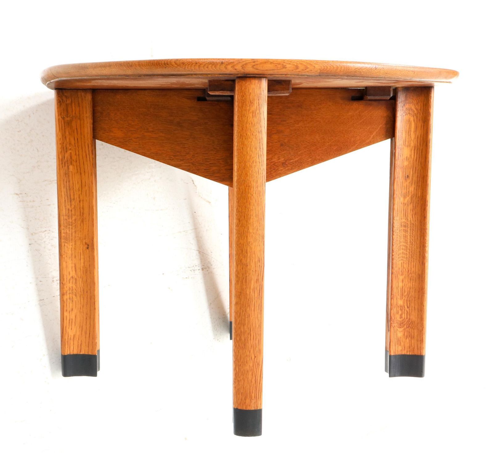 Oak Art Deco Amsterdamse School Side Table By Piet Kramer For Randoe, Circa 1919 photo buy