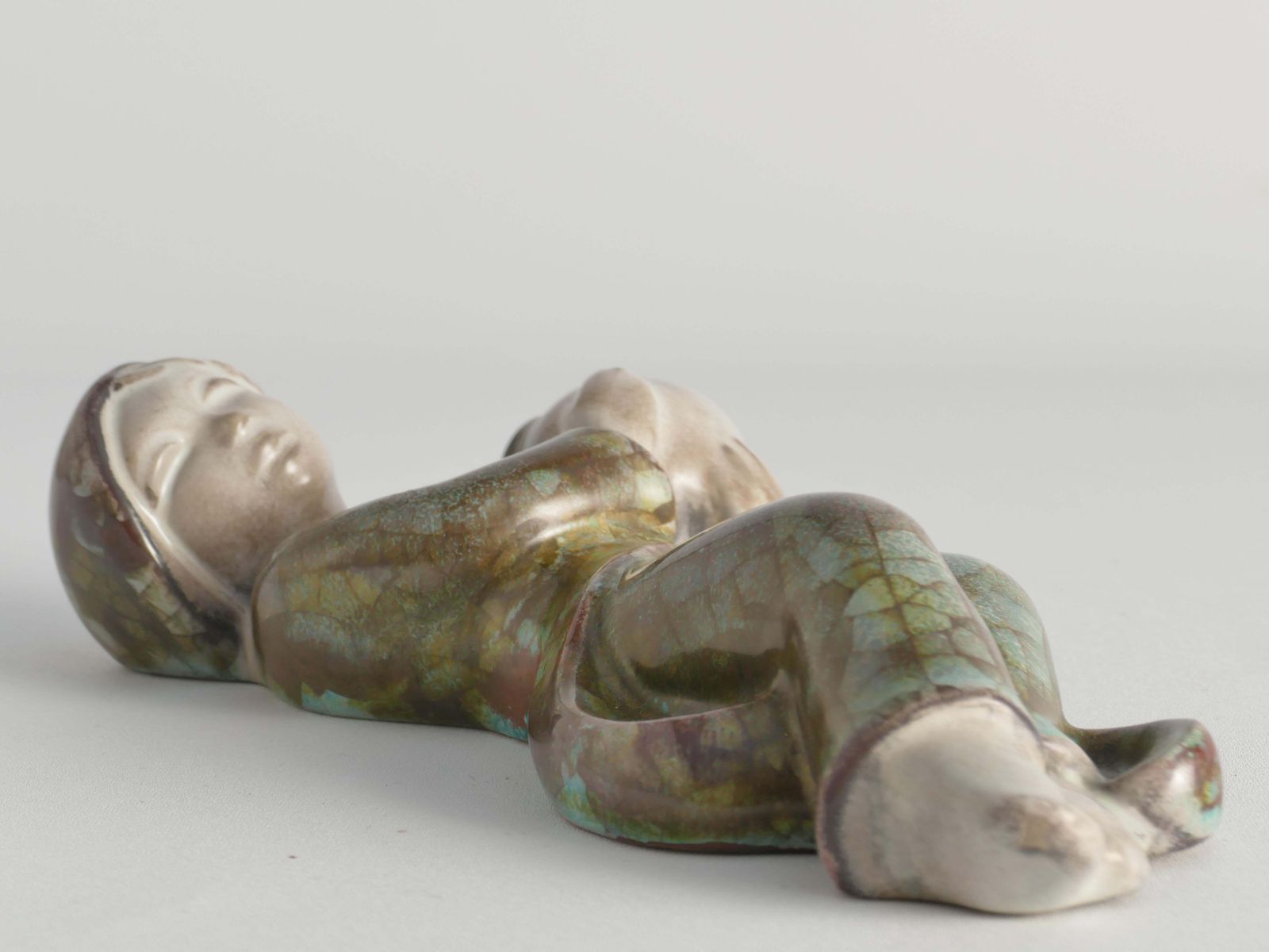 Stoneware Sconce With Boy Motif By Marianne Starck For Michael Andersen & Son photo 215.0