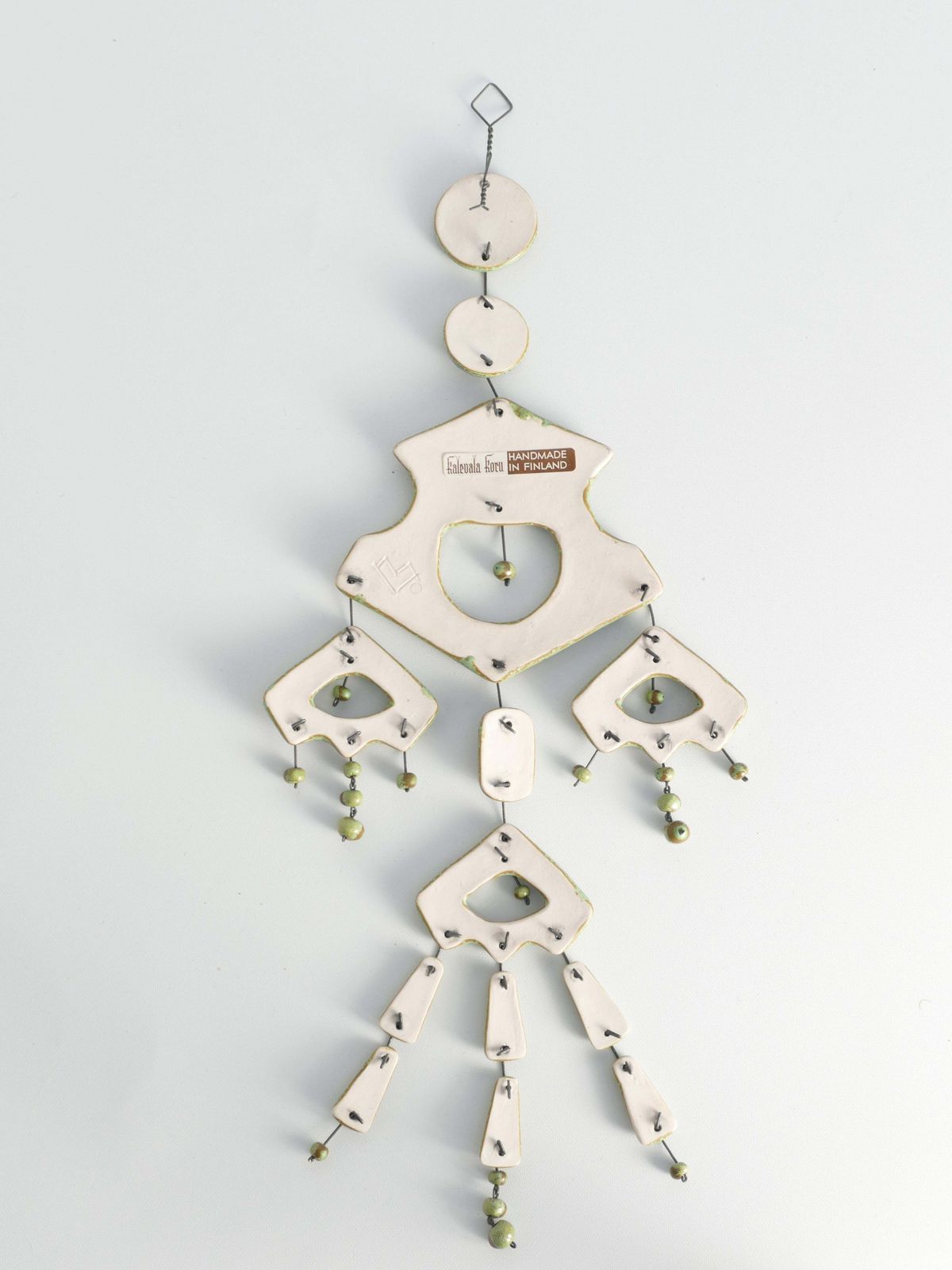 Sage Green Wall Sculpture By Maija Liisa Vasenius For Kalevala Koru, 1960s photo buy