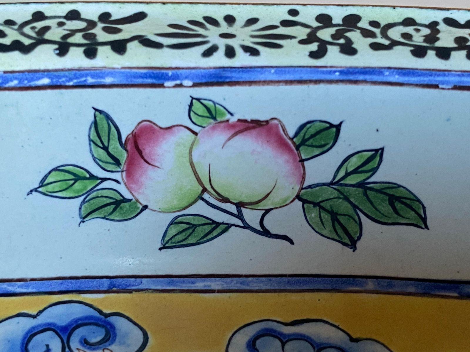 Home Decor Qianlong Period Canton Enamel Square Dish With Dragon, China Late 18th Century photo
