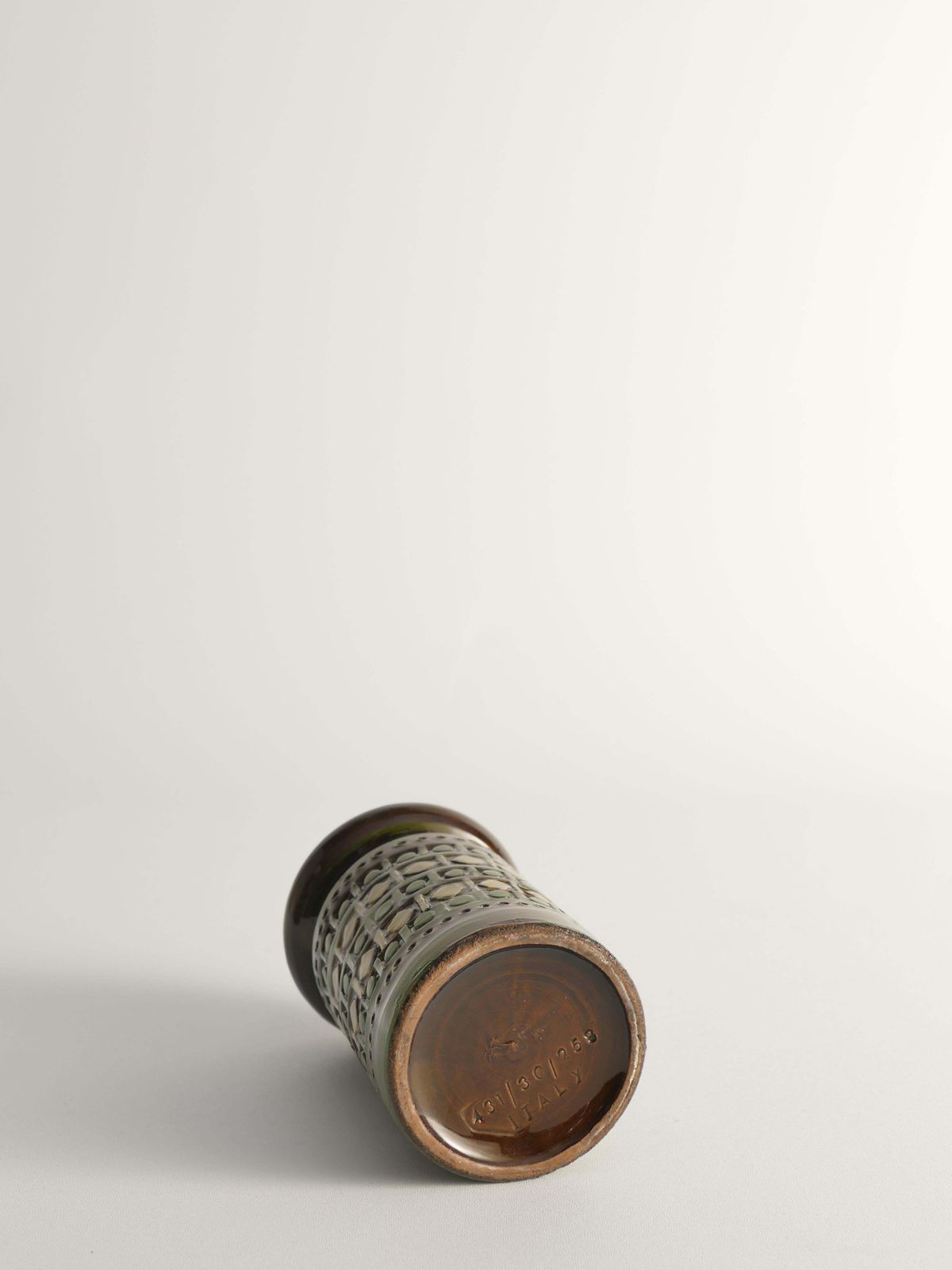 photo for sale Yellow And Green Stoneware Vases By Aldo Londi For Bitossi, Italy, Set Of 3