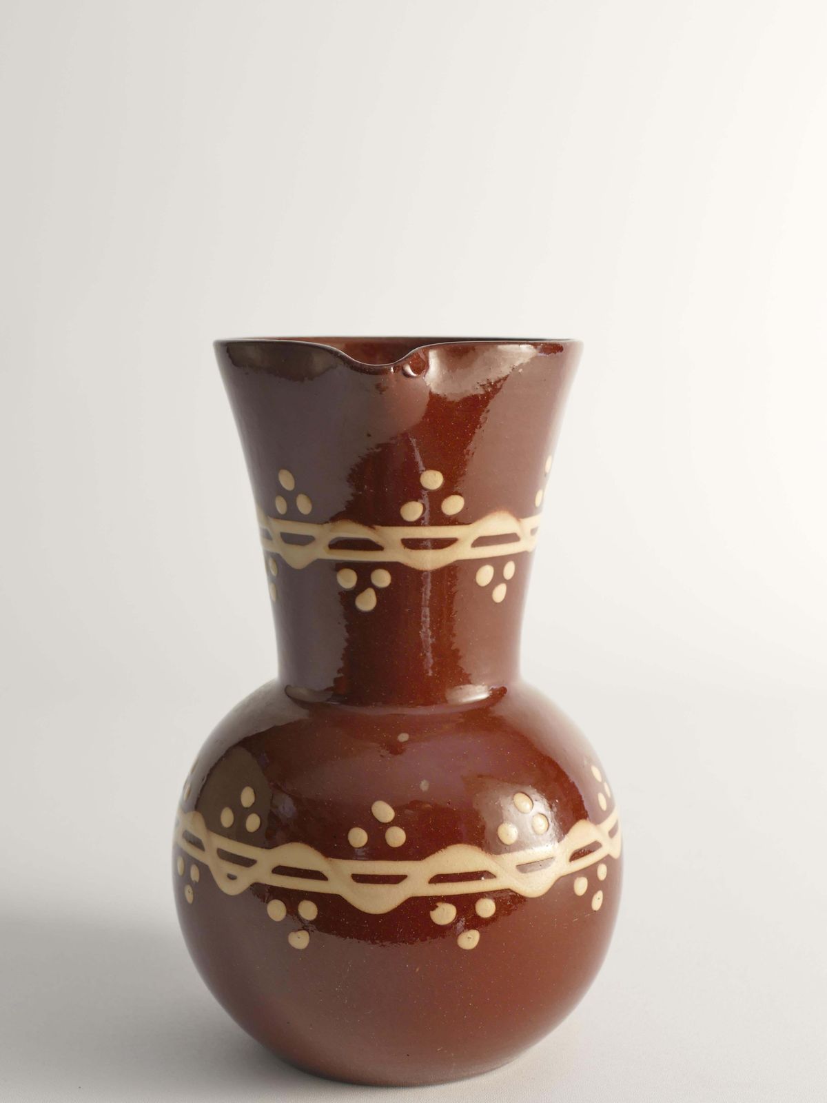 Home Decor Brown Ceramic Pitcher Or Vase By Andersson & Johansson, Höganäs, Sweden, 1920s photo