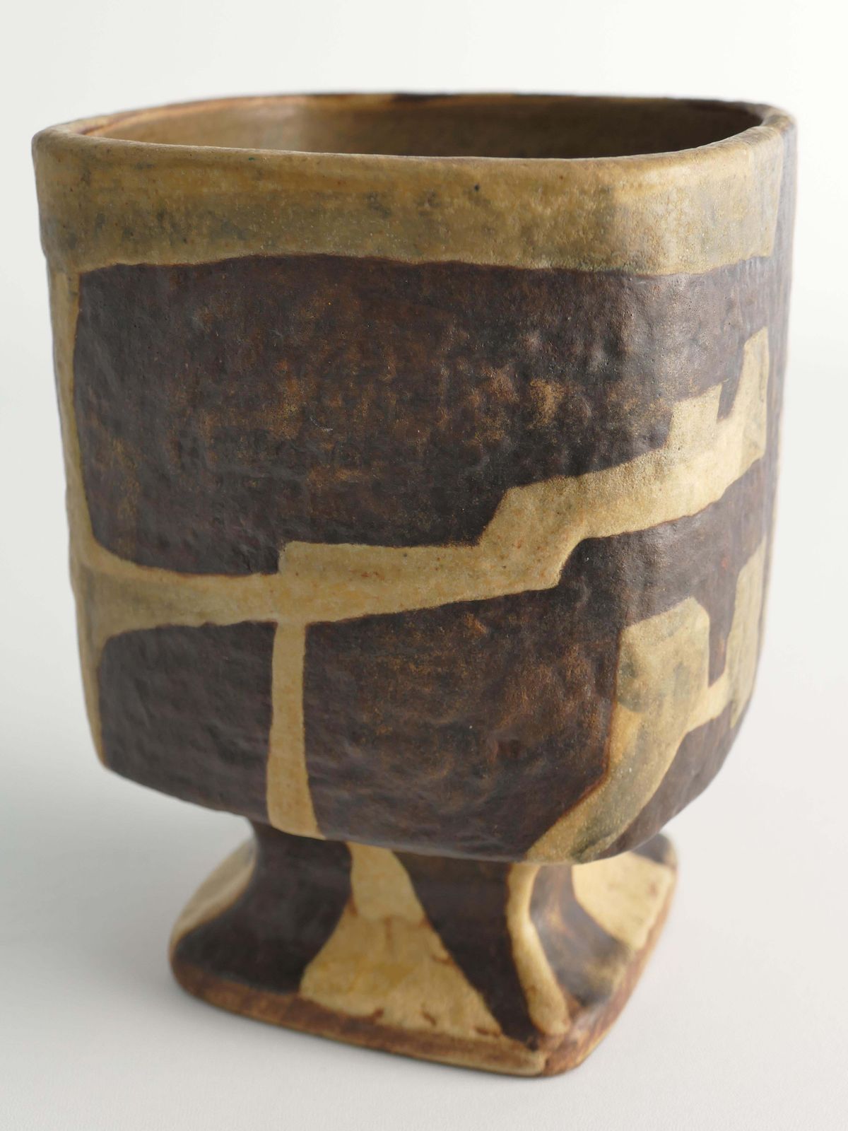 Home Decor Midcentury Modern Fat Lava Ceramic Vase By Fridegart Glatzle, Karlsruhe, 1960s photo