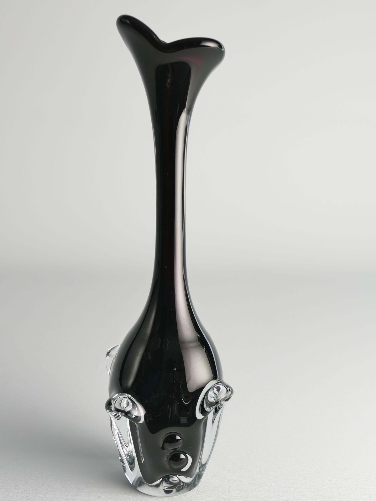 Scandinavian Modern Art Glass Vase By Börne Augustsson For åseda photo 192.0