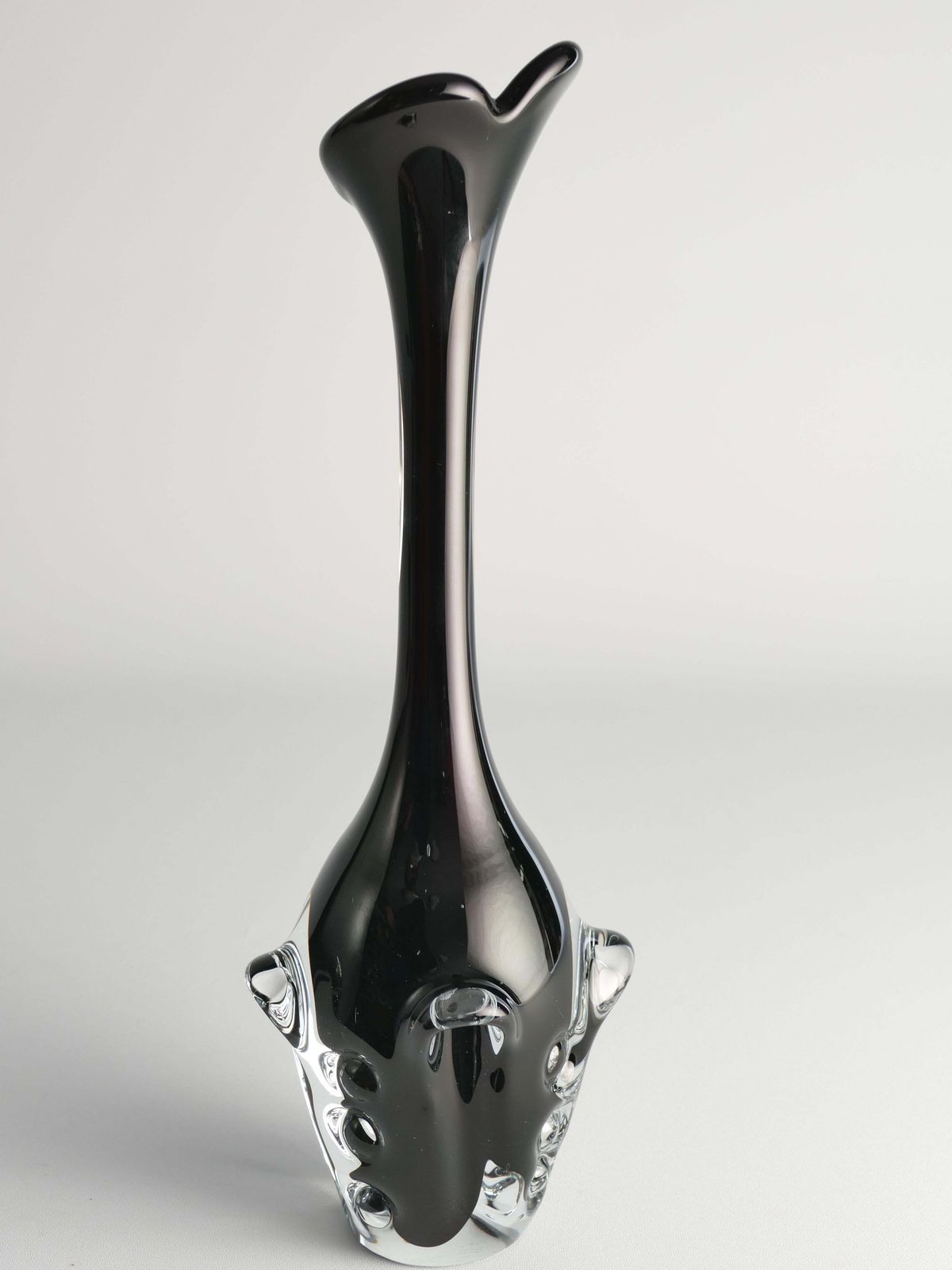 Scandinavian Modern Art Glass Vase By Börne Augustsson For åseda photo buy