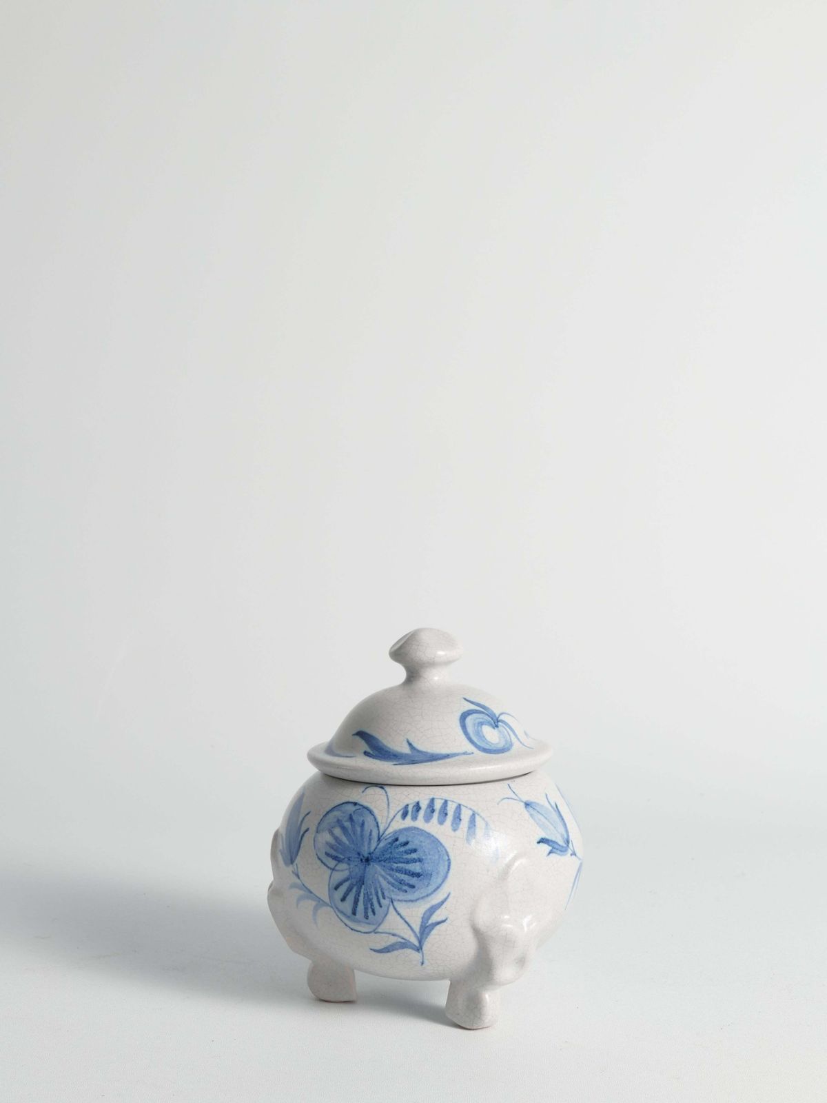 photo buy Swedish Grace French Blue Floral Decor Bonbonniere By Allan Eberling, Bo Fajans