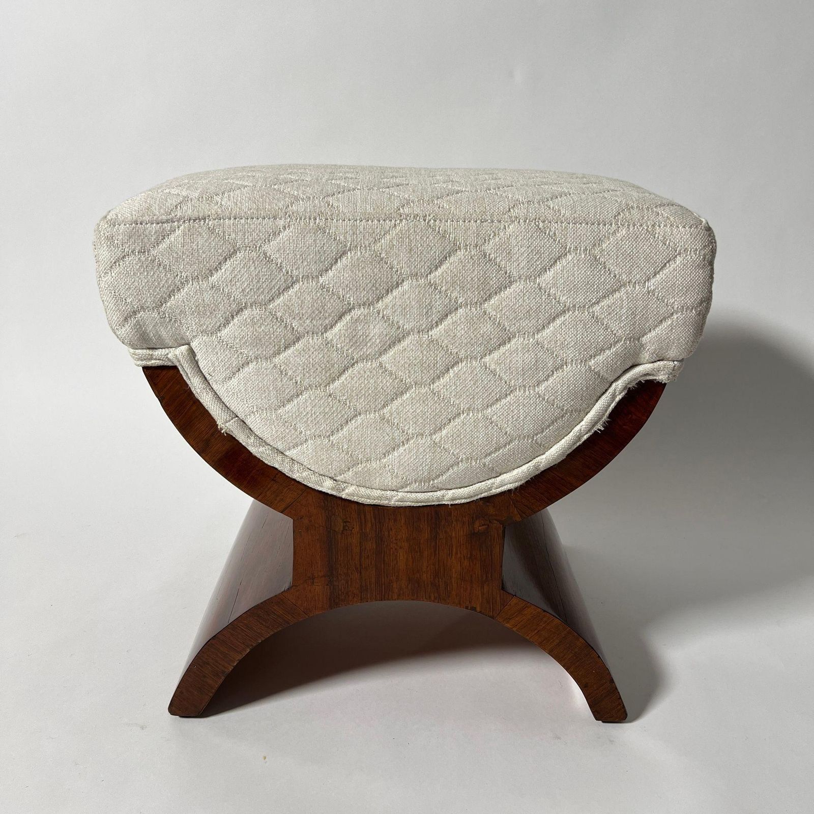 Art Deco Stool, Rosewood Veneer, France Circa 1930 photo Furniture
