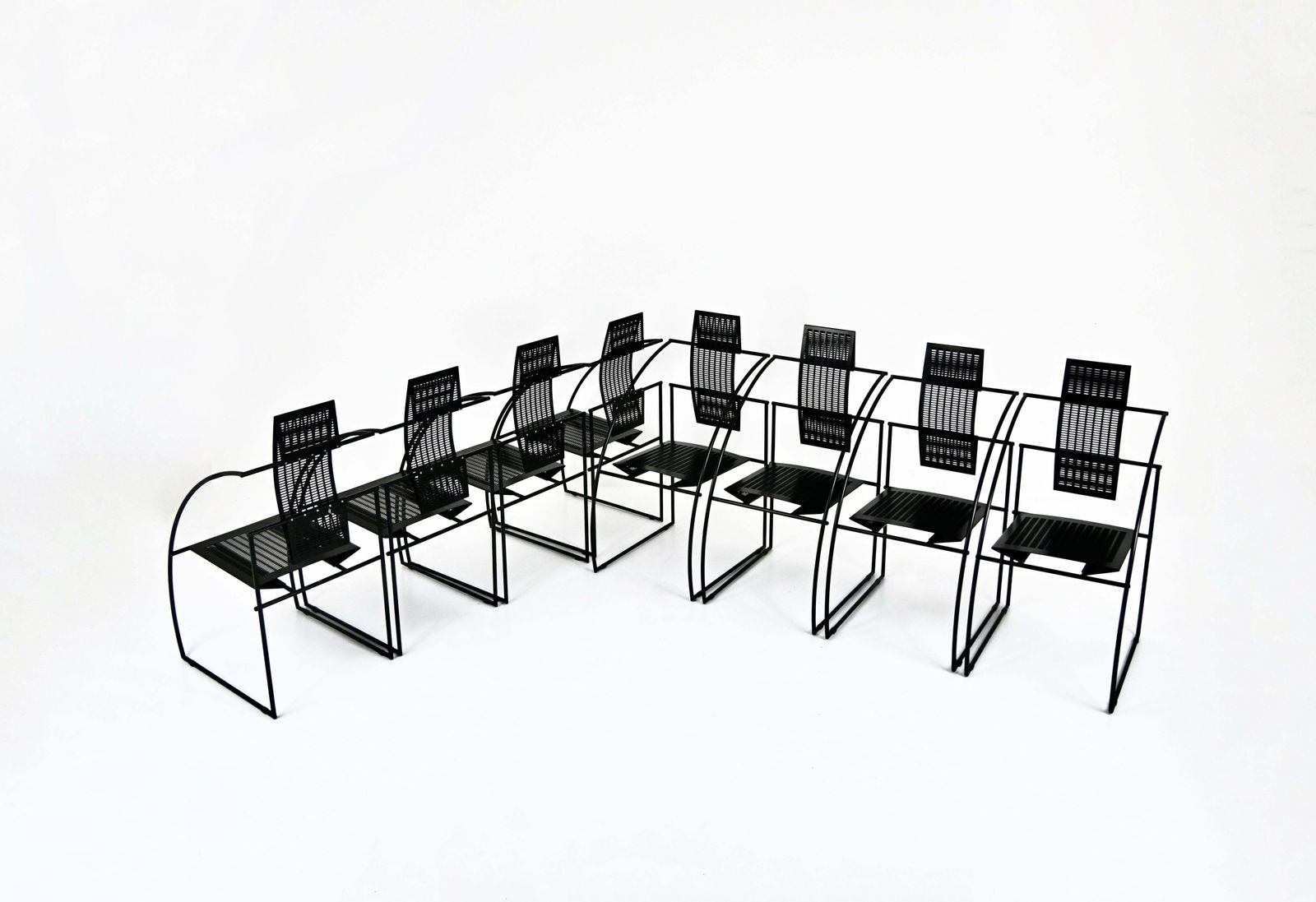 "Quinta" Dining Chairs By Mario Botta For Alias, 1980s, Set Of 8 photo furniture