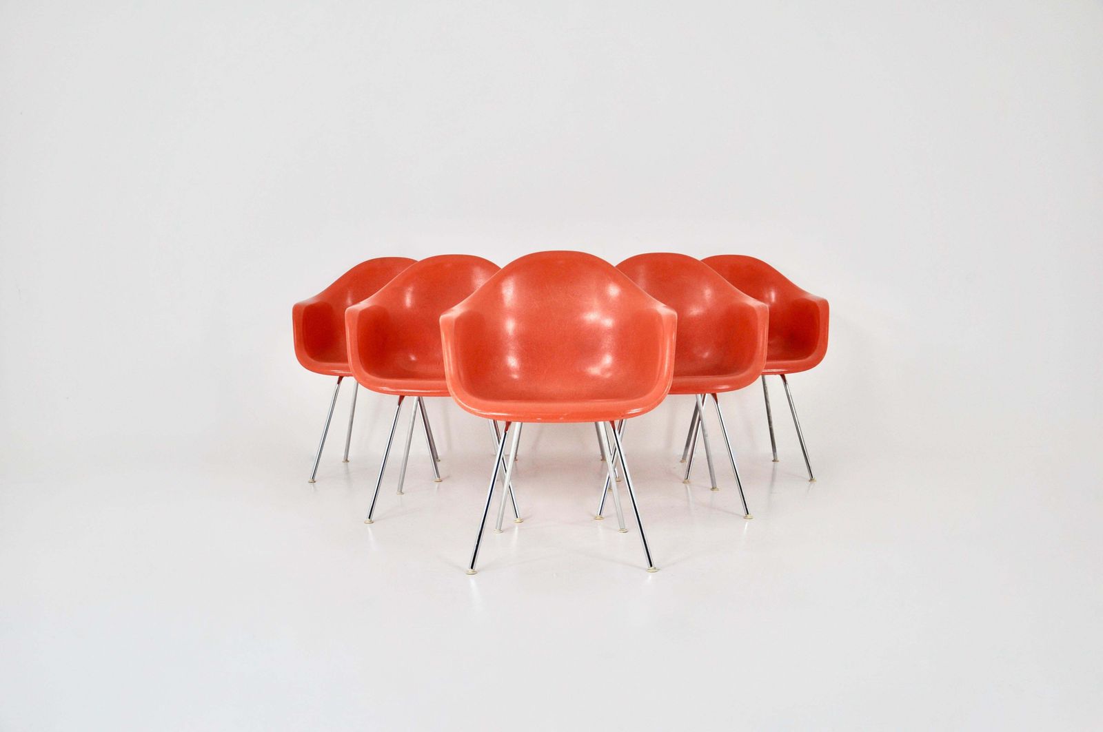 Armchairs By Charles & Ray Eames For Herman Miller, 1970s, Set Of 6 photo furniture