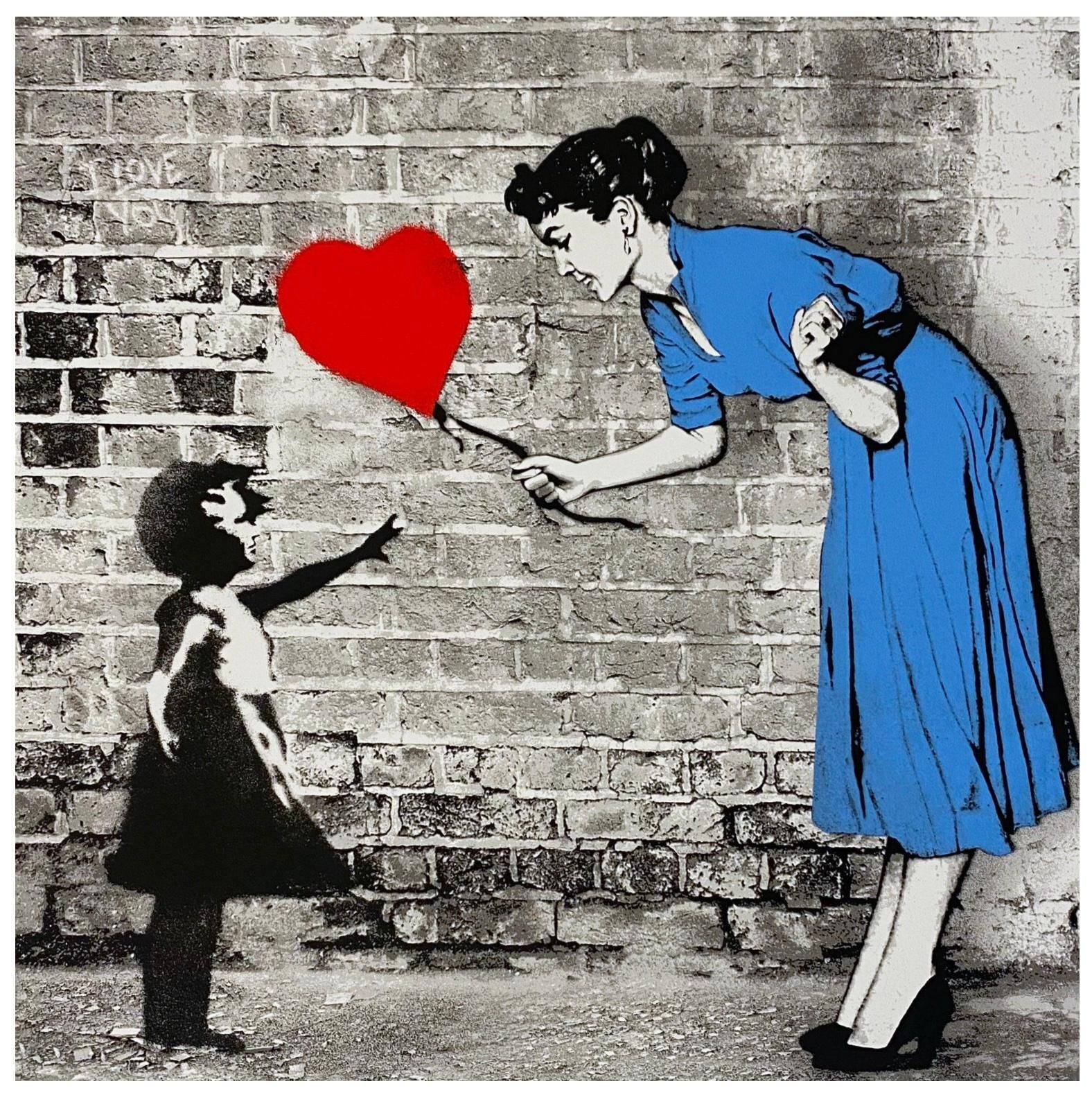 Mr Brainwashmr Brainwash   Love Catcher (Blue), Street Art2023