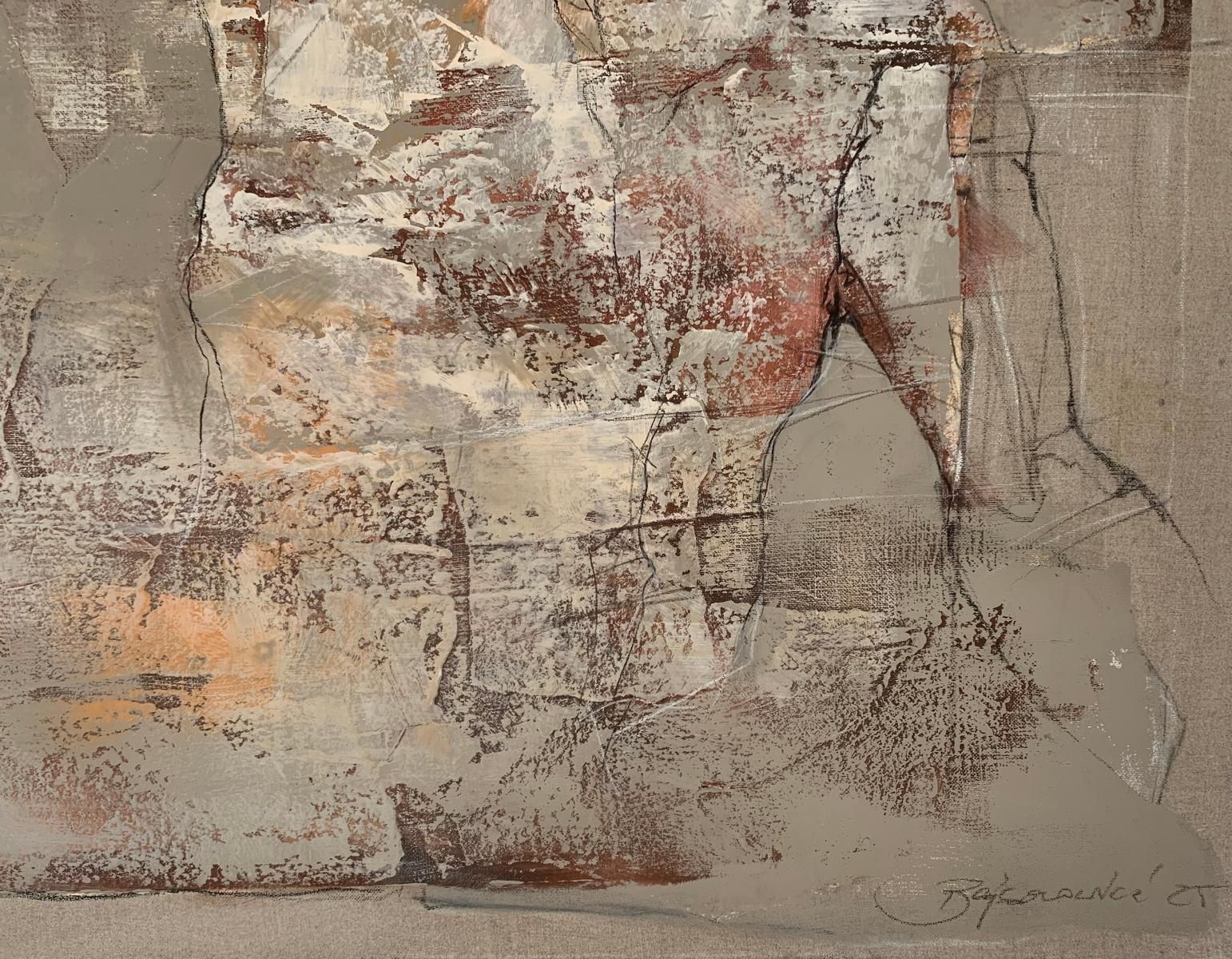 Michał Bajsarowicznude. Figurative And Abstract Acrylic Painting, Body, Polish Artist2025 photo furniture