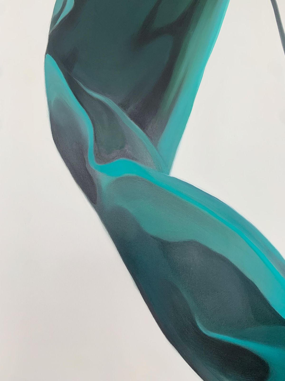 Klaudia Latatransformation 6. Abstract Oil On Canvas Painting, Big Scale, Polish Artist2024 photo for sale