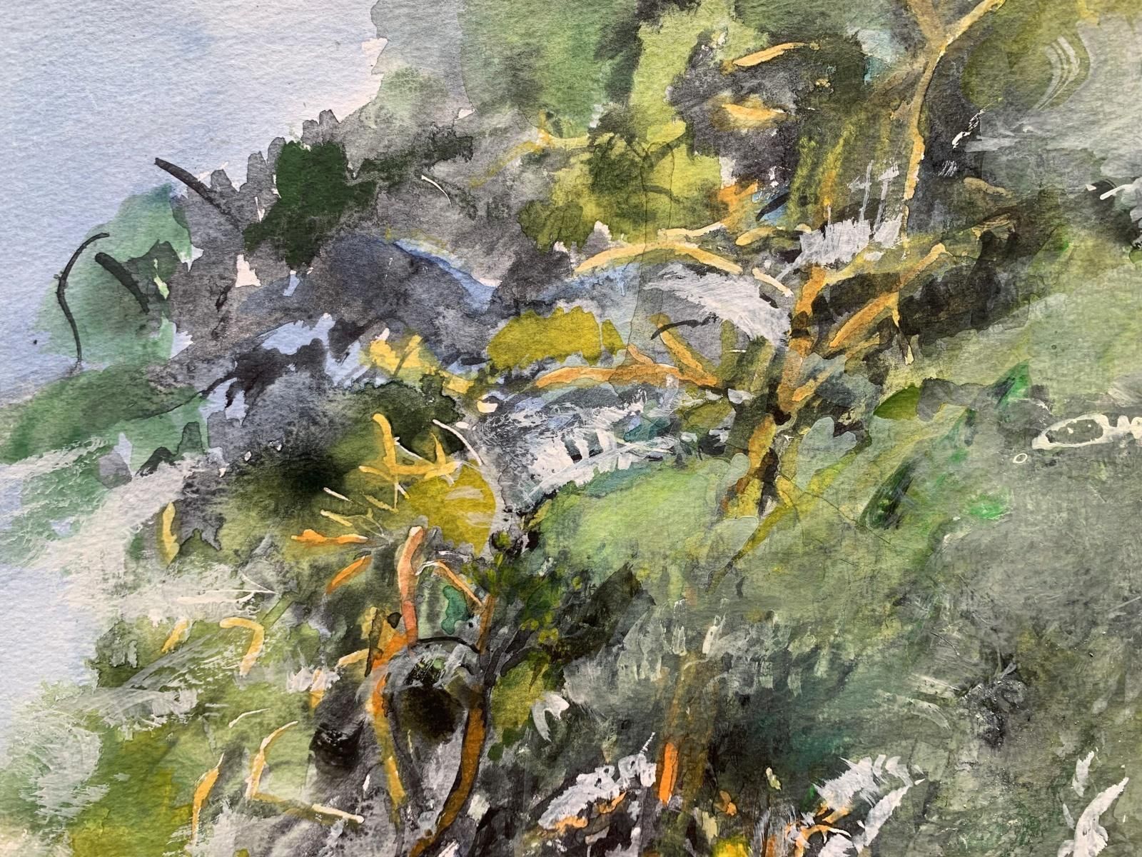 Włodzimierz Karczmarzykabove All  Pines. Watercolor, Tempera On Paper, Landscape, Classic, Polish Art2011 photo Art
