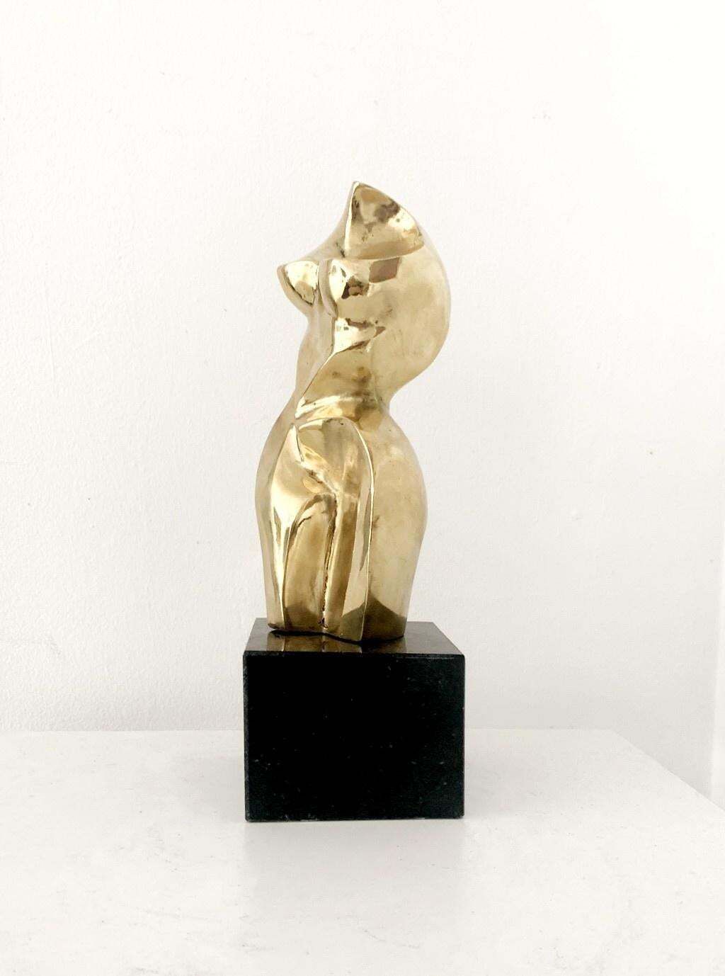 Ryszard Piotrowskinude   21st Century, Contemporary Brass Figurative Sculpture, Polish Art2023 photo vinterior