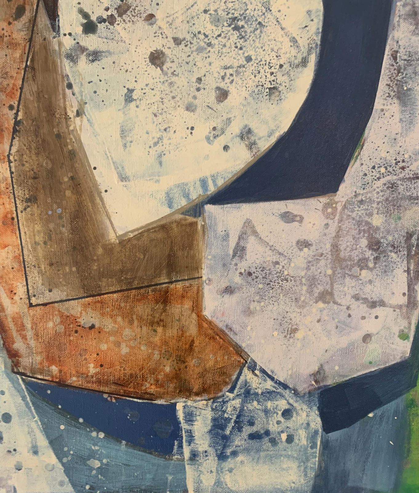 Anna Masiul Gozdeckaplainair In Nowe Kotlice. Contemporary Abstract Painting Acrylic, Polish Art2023 photo furniture