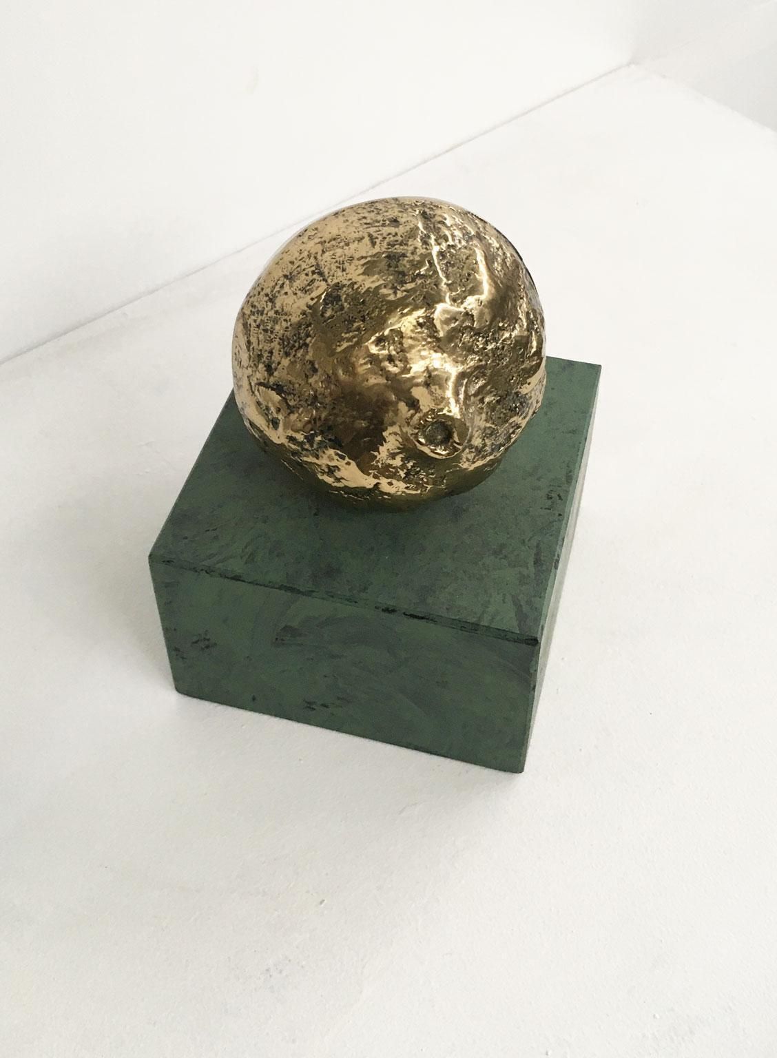 1986 Italy Bronze Sculpture Patrizia Guerresi Melograno Pomegranate photo buy