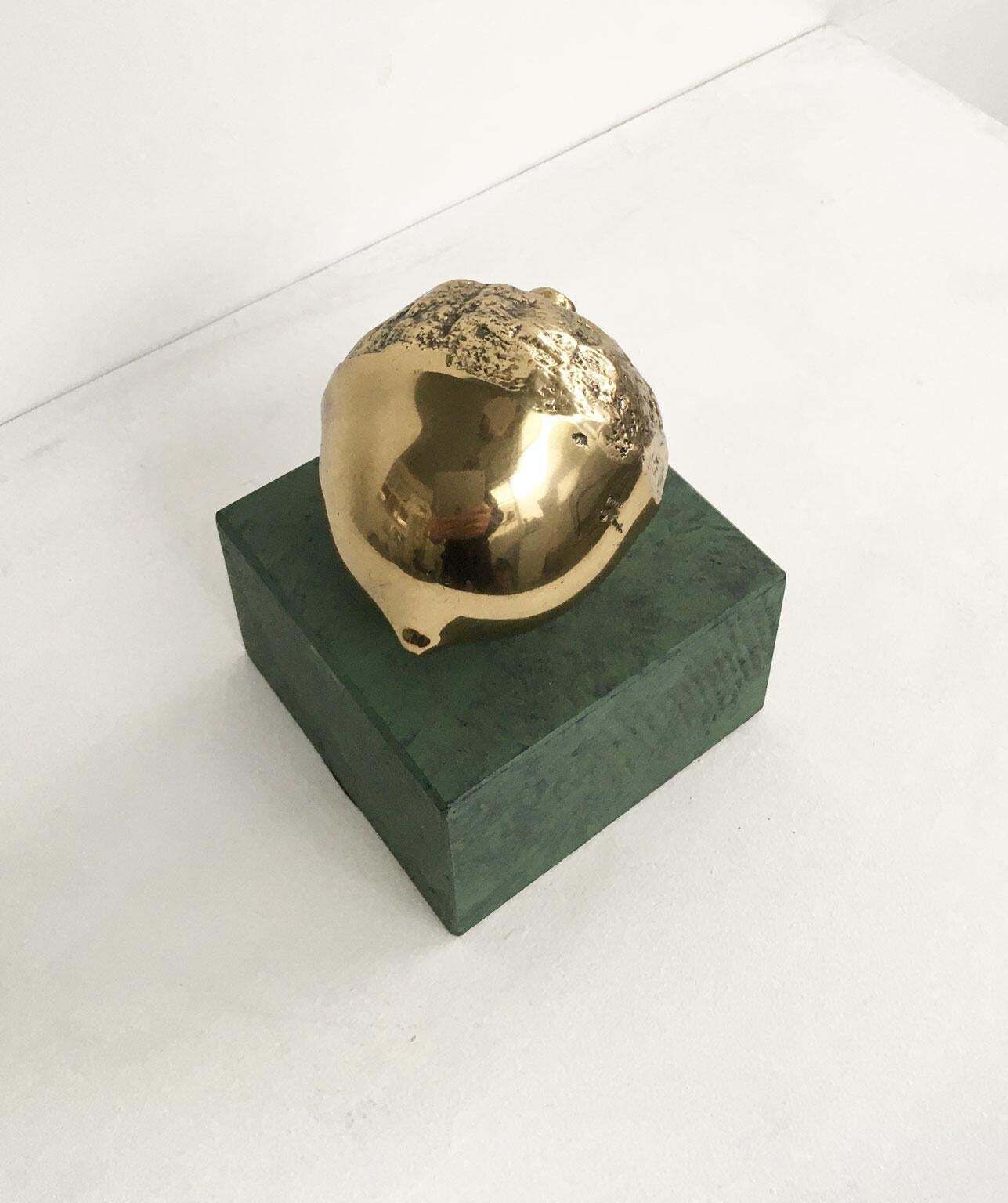 photo for sale 1986 Italy Bronze Sculpture Patrizia Guerresi Melograno Pomegranate