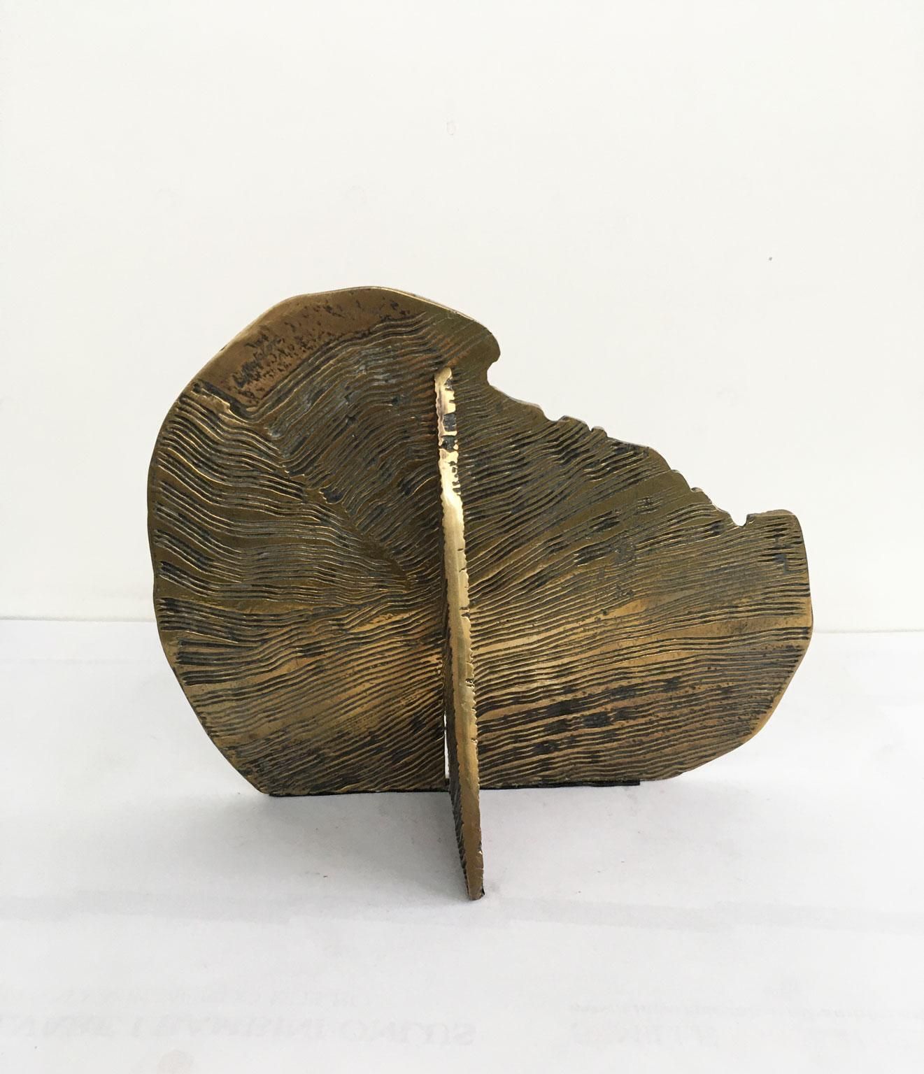 1980 Italy Bronze Abstract Sculpture By Luciana Matalon Gente E Dune photo buy