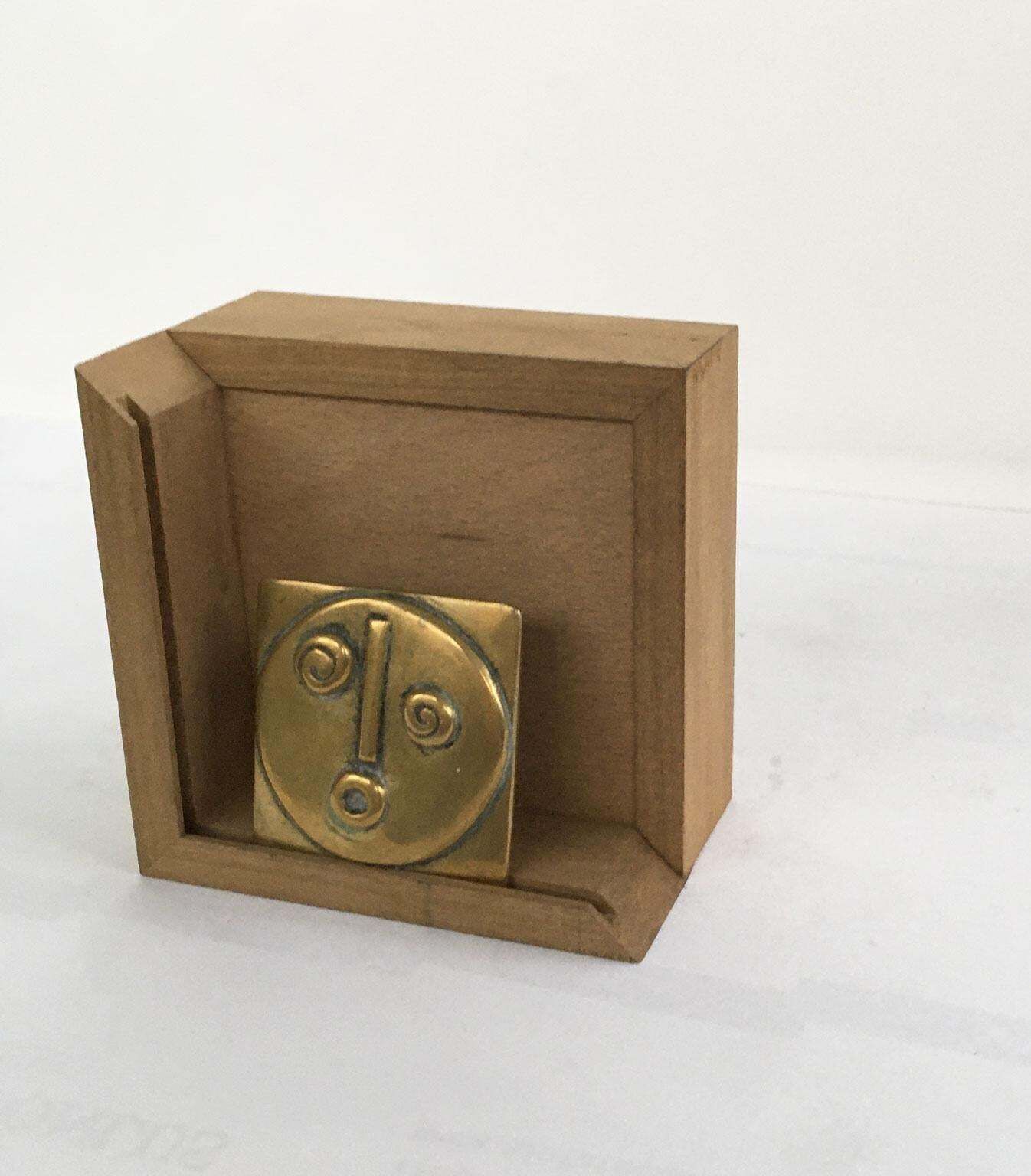 1980 Italy Abstract Bronze Sculpture By Mirella Forlivesi Stupore photo Art