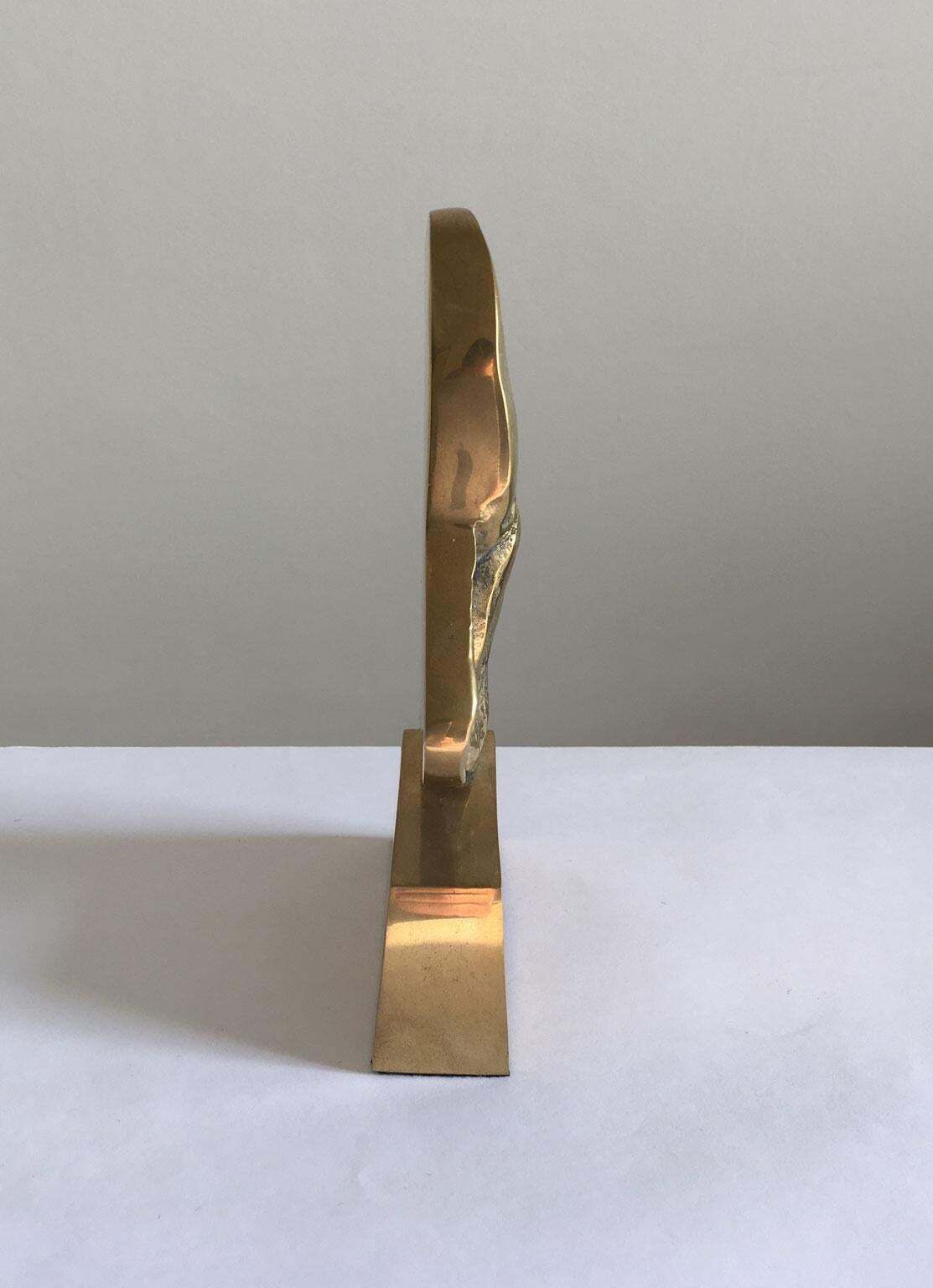 1980 Italy Post Modern Rodica Tanasescu Bronze Abstract Sculpture Muse photo 849.0